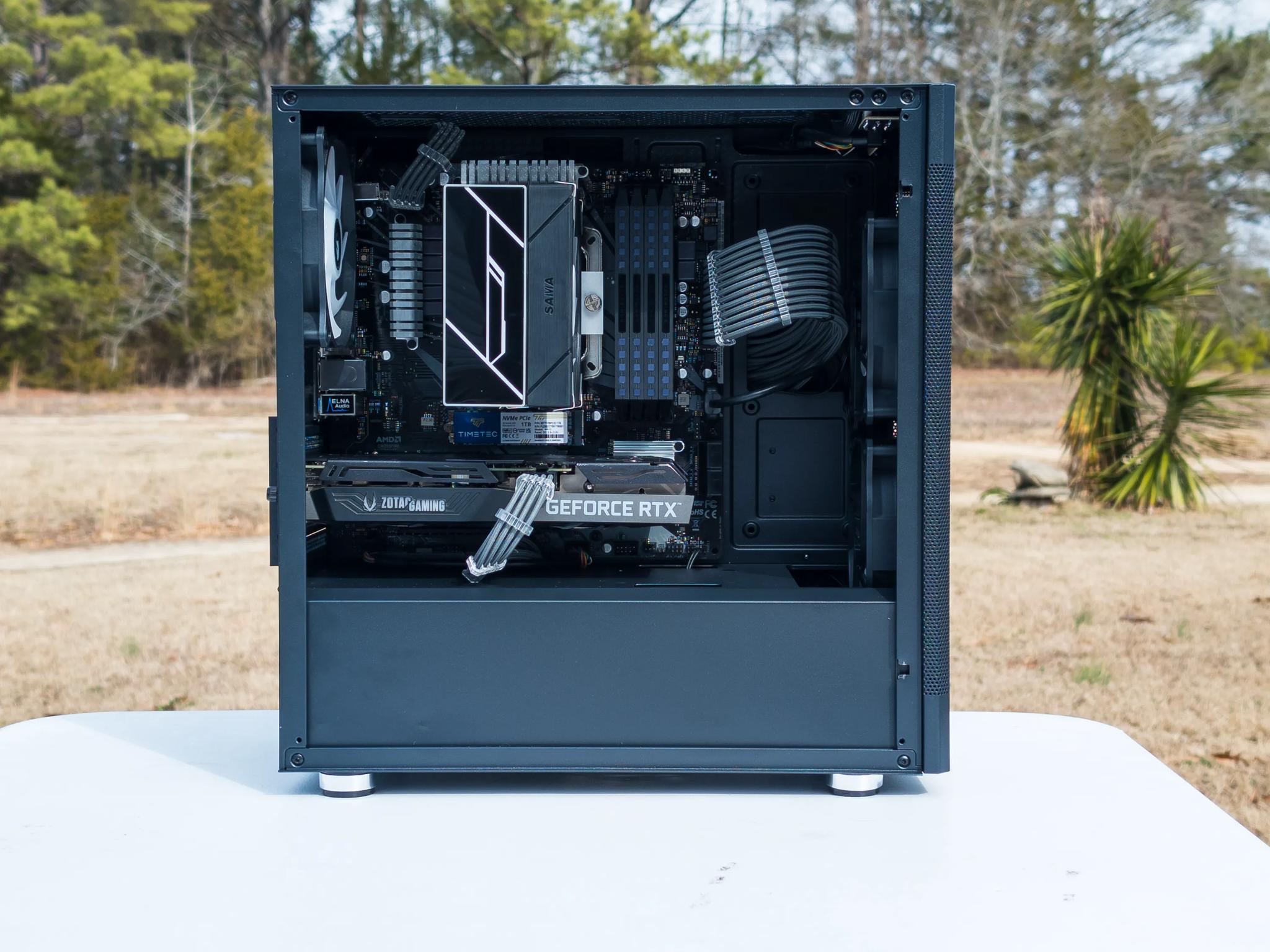 🩶🧡 RTX 3060Ti / Ryzen 5 5600 / 32GB Gaming PC 🧡🩶