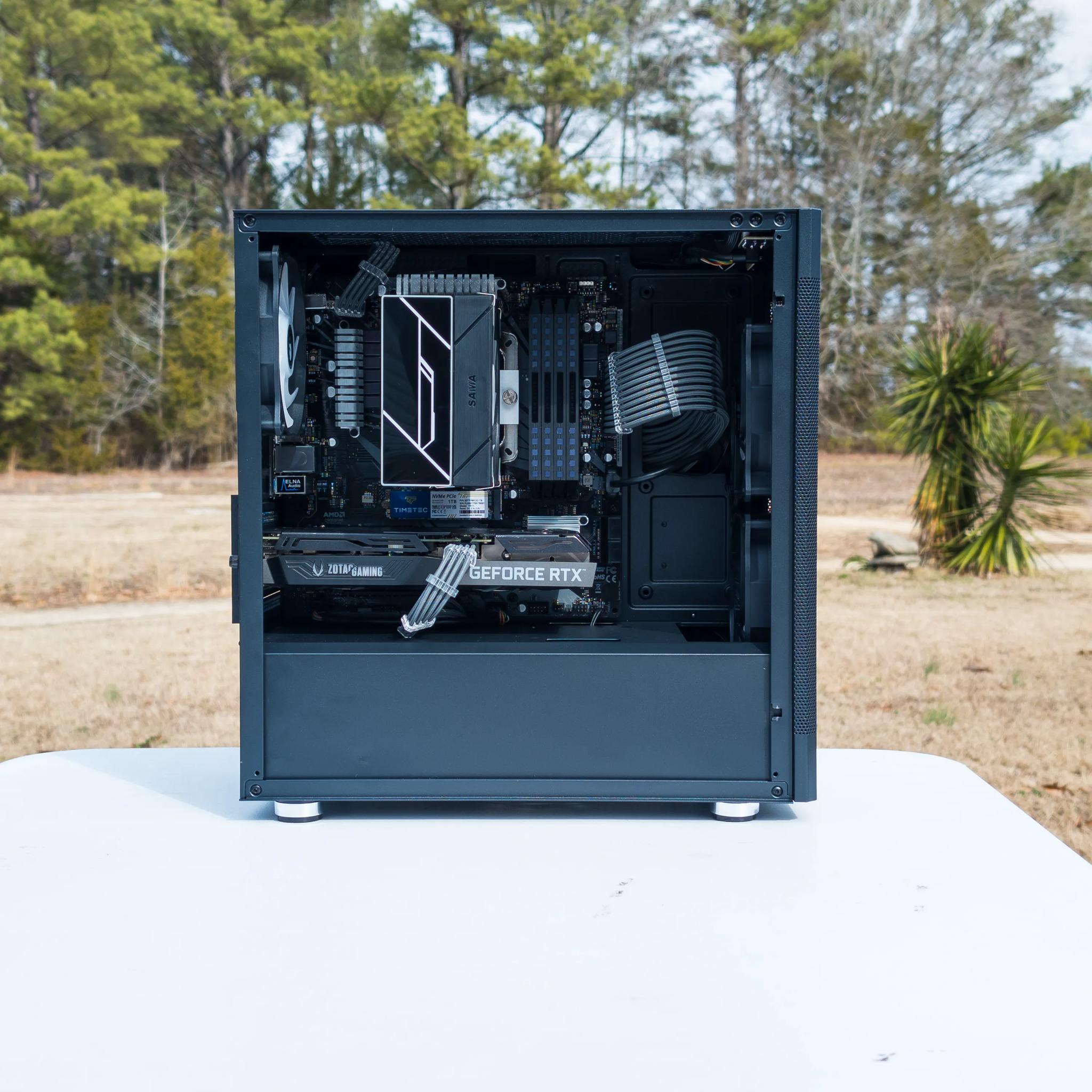 🩶🧡 RTX 3060Ti / Ryzen 5 5600 / 32GB Gaming PC 🧡🩶