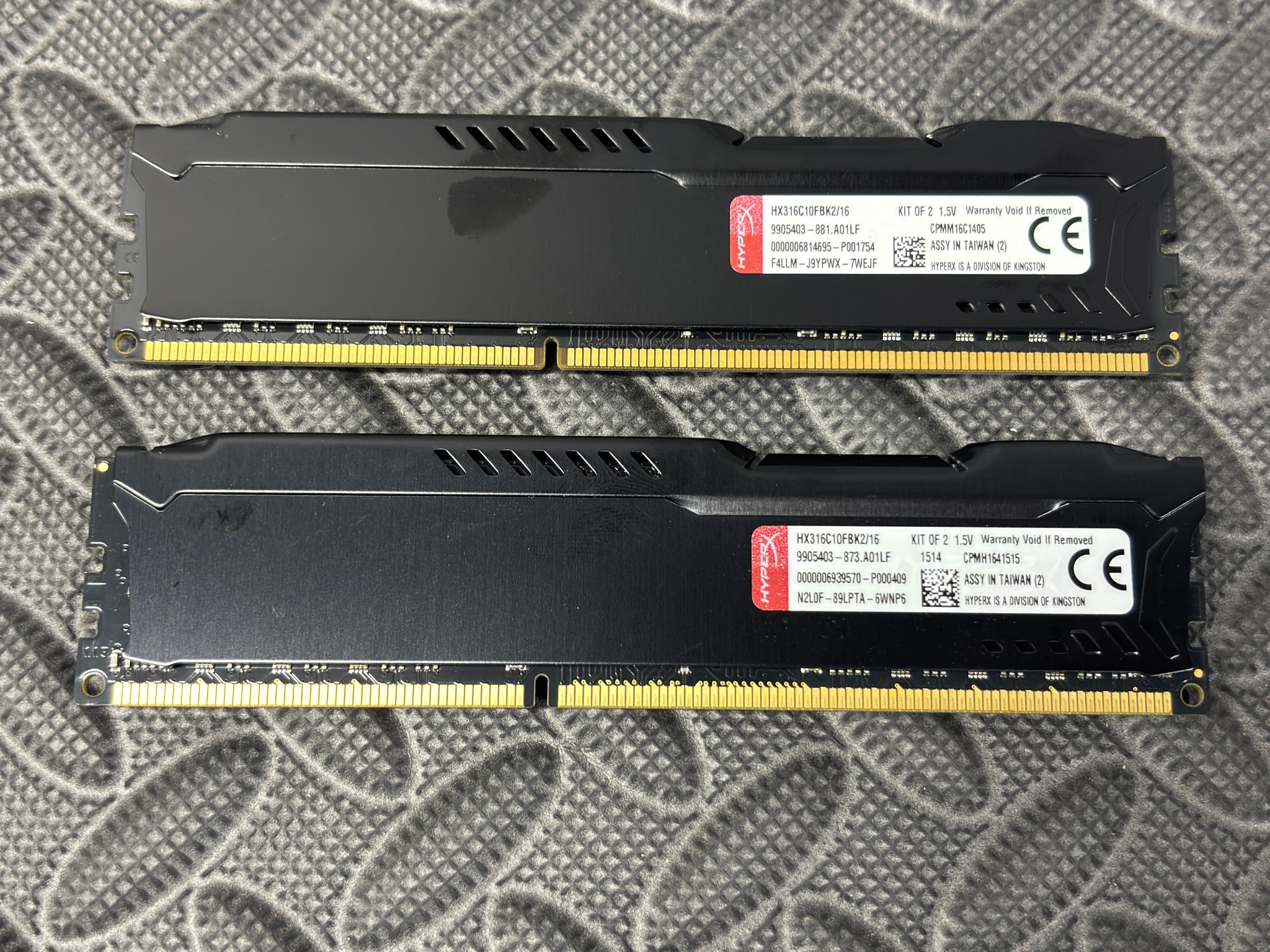 HyperX Fury 16GB (2x8GB) DDR3 1600MHz RAM Kit HX316C10FBK2/16 Tested