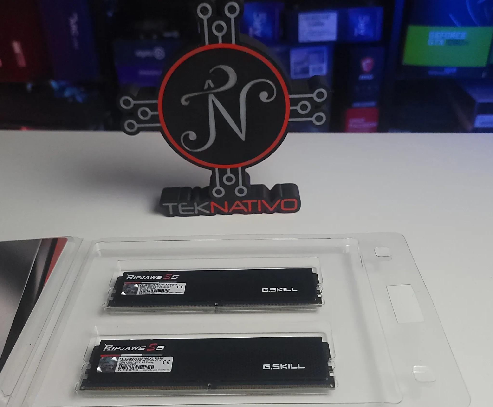 G.Skill Ripjaws S5 32GB (2 x 16GB) DDR5-6000 XMP 3.0