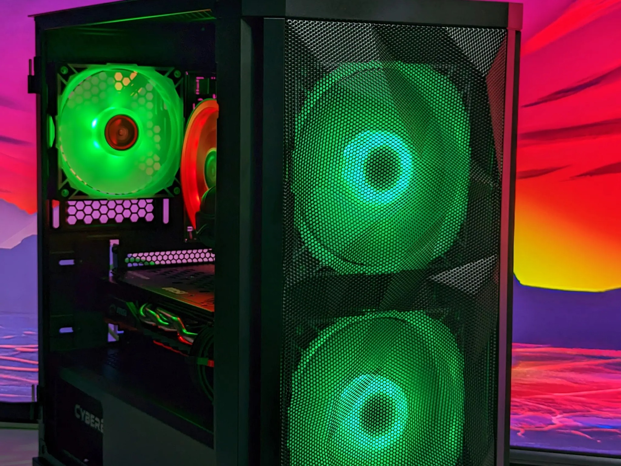🥷⚫Snake Eyes🥷⚫-Gaming PC-AMD RX 580 4GB-AMD Ryzen 5 2600-16GB DDR4 RAM-512GB NVME