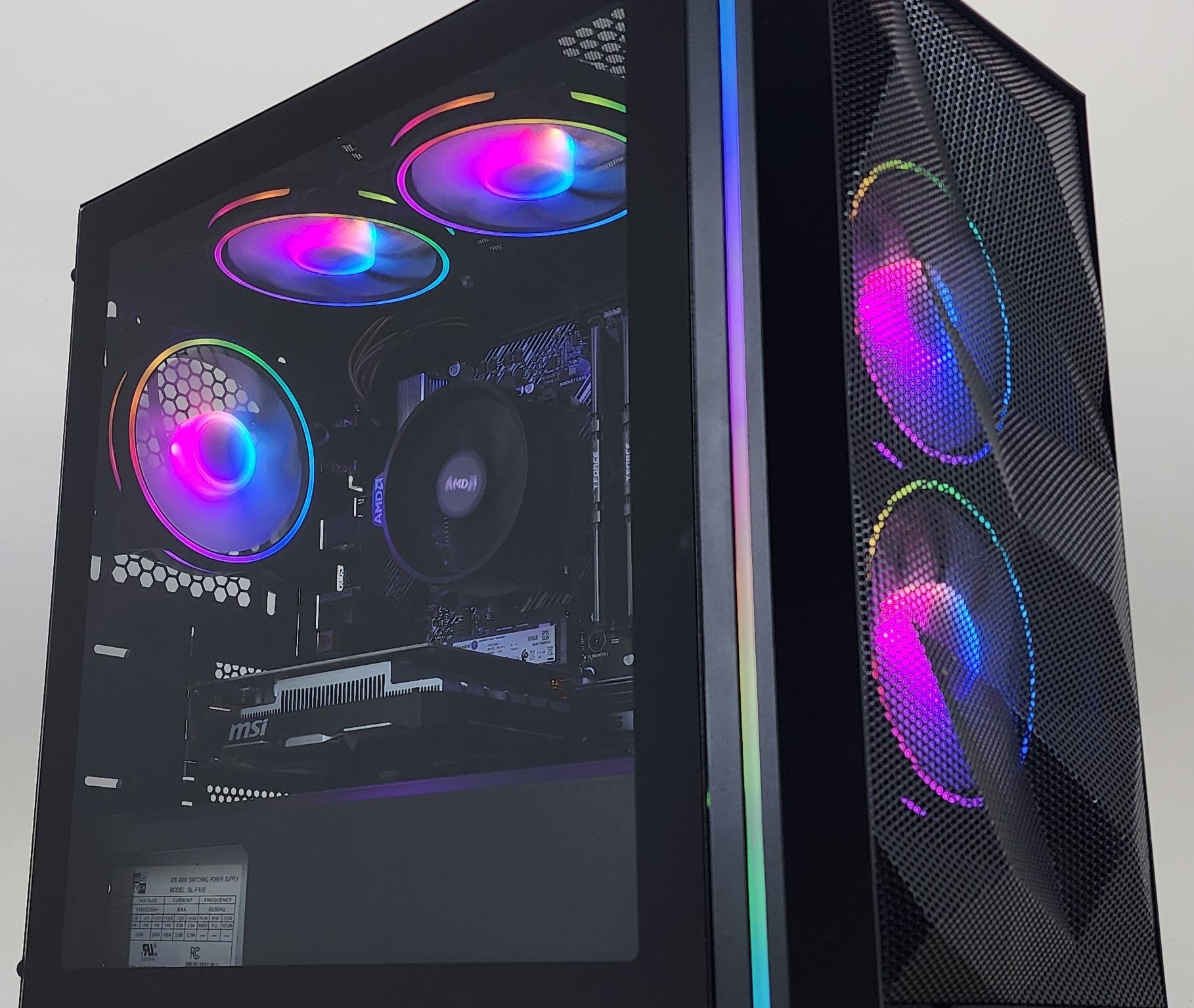 Gaming PC Ryzen 3 4100 16GB RAM 500GB SSD GTX 1650 4GB Windows 11 Computer