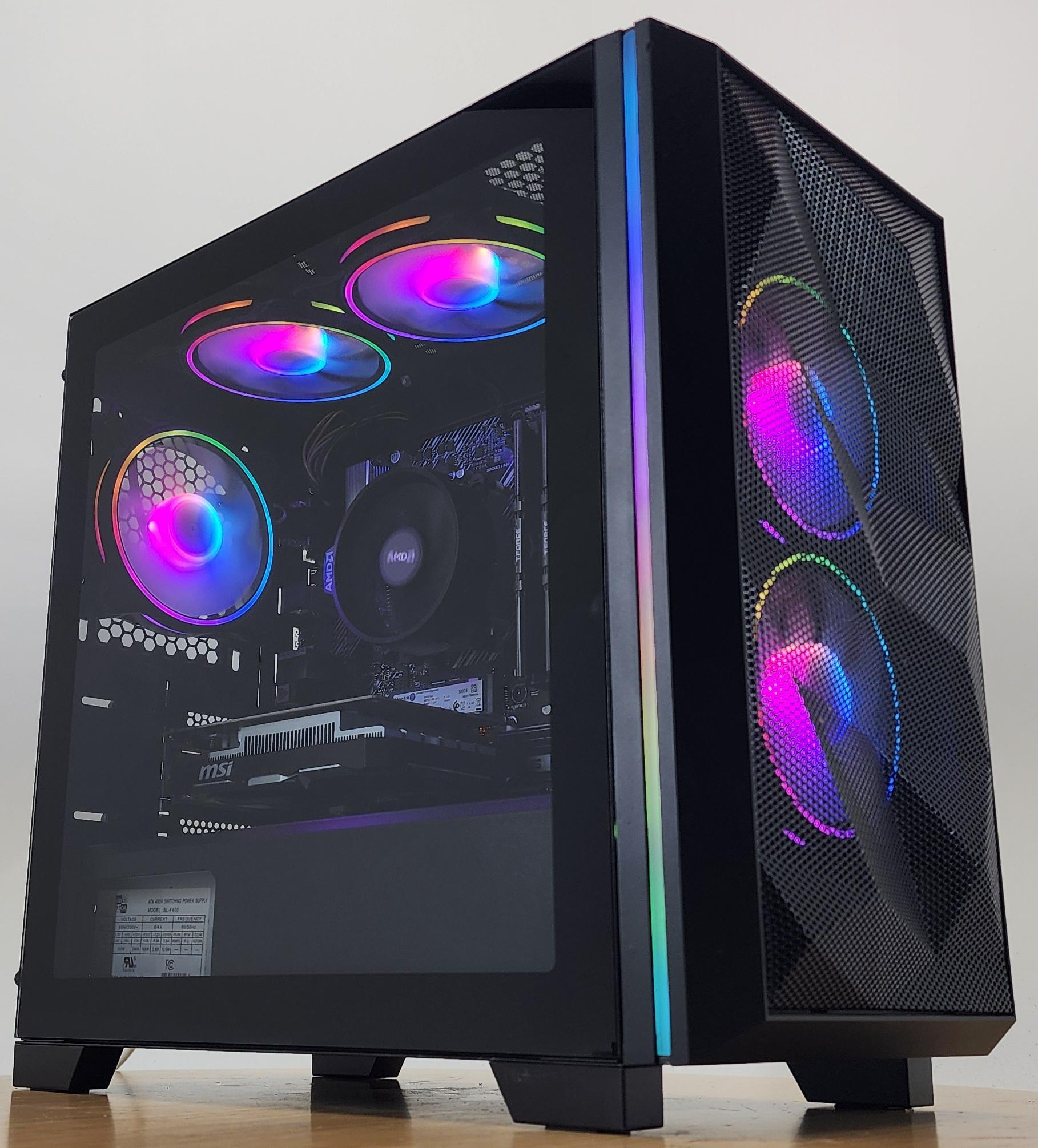 Gaming PC Ryzen 3 4100 16GB RAM 500GB SSD GTX 1650 4GB Windows 11 Computer