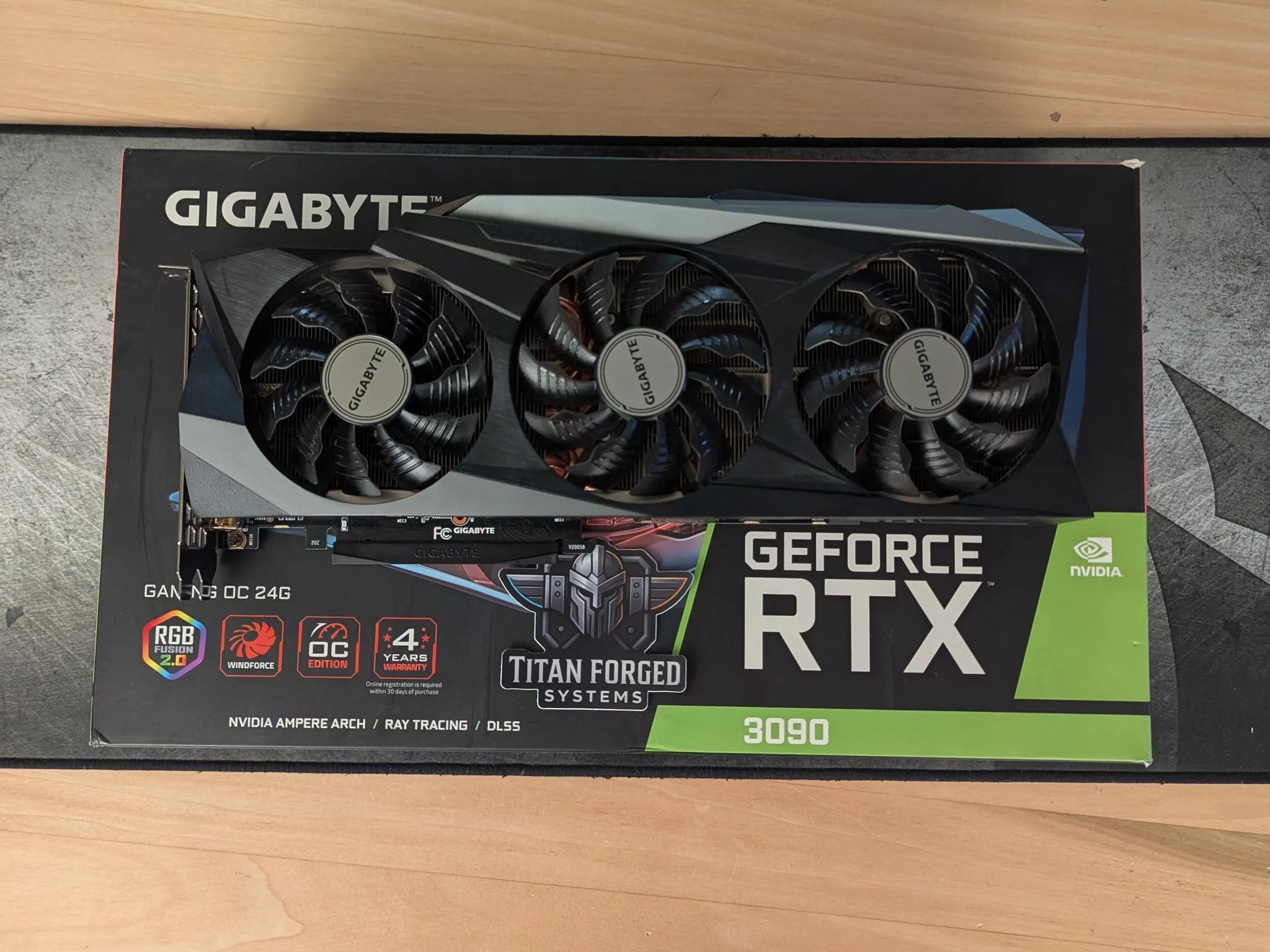 🔷 Gigabyte 3090 Gaming OC – 24GB Monster GPU | 4K Ready | Triple-Fan Cooling