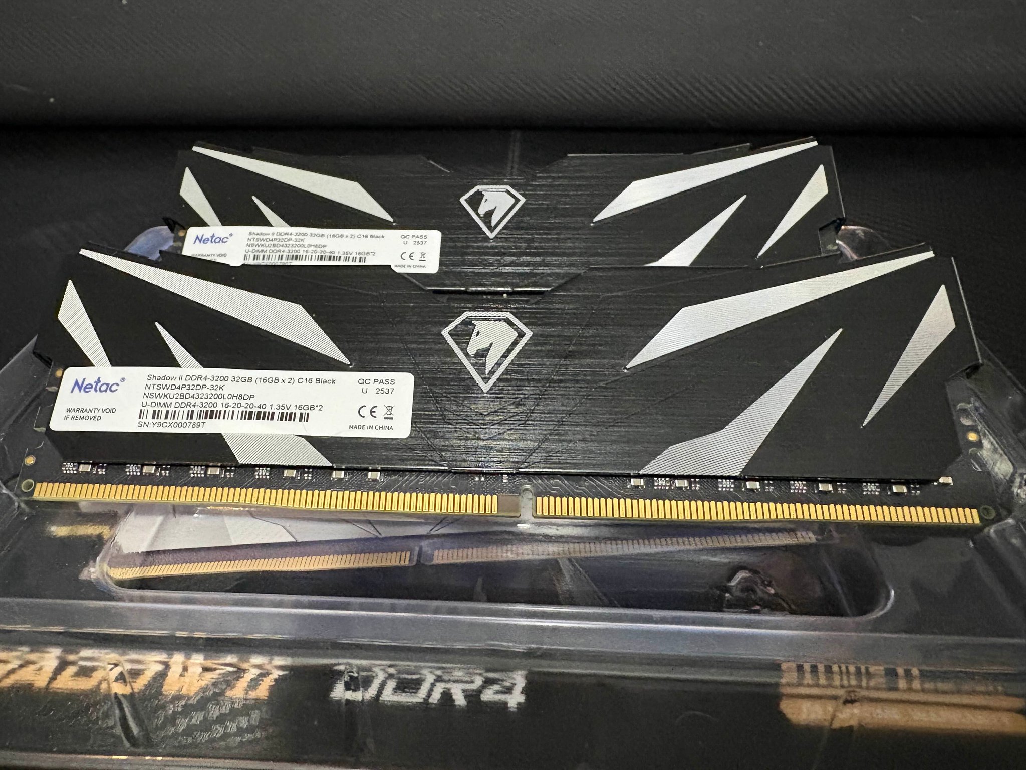 Netac Shadow 2 ddr4 32gb 3200mhz 2x16