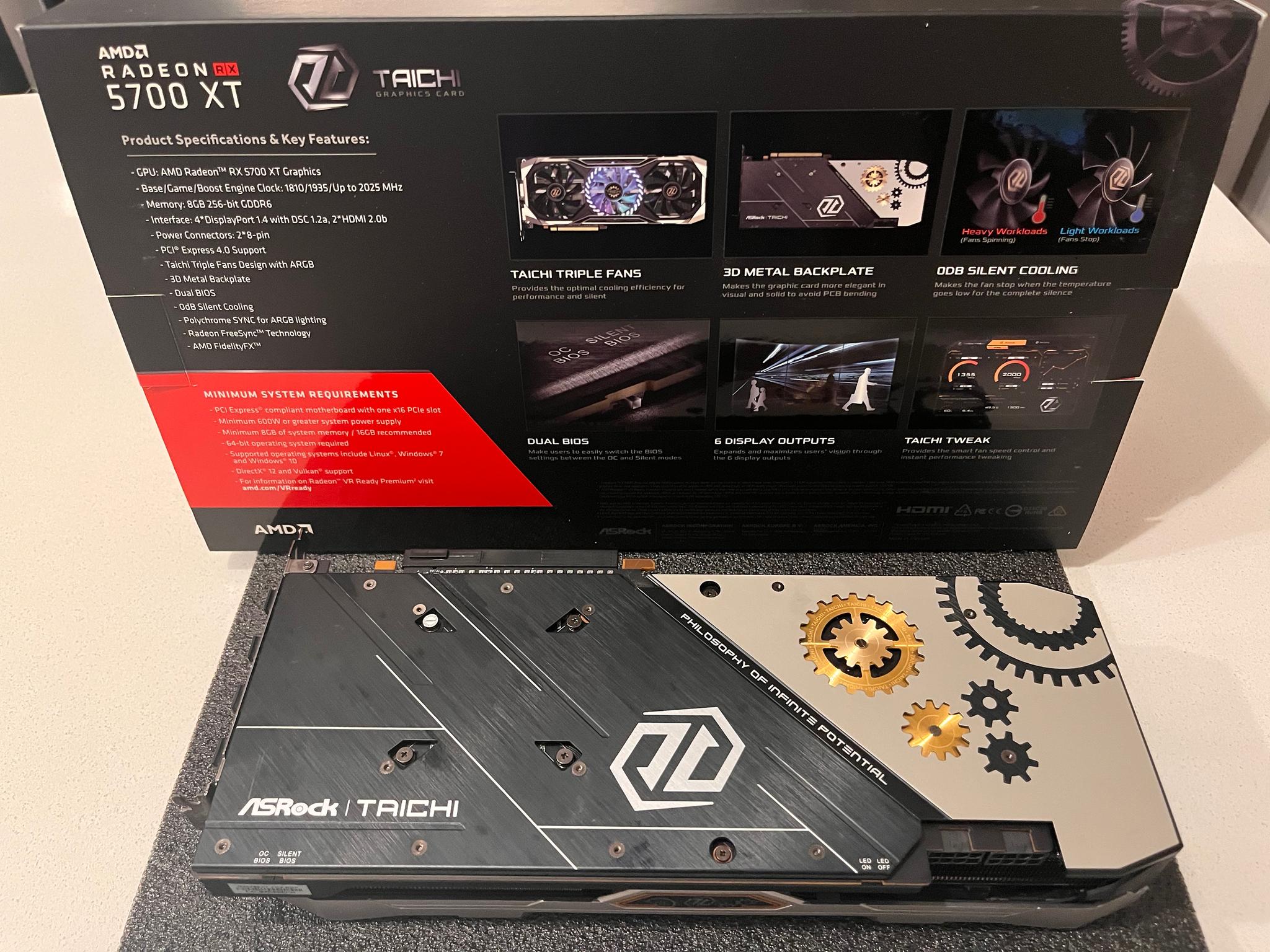 ASRock RX 5700 XT Taichi OC+ 8GB GDDR6