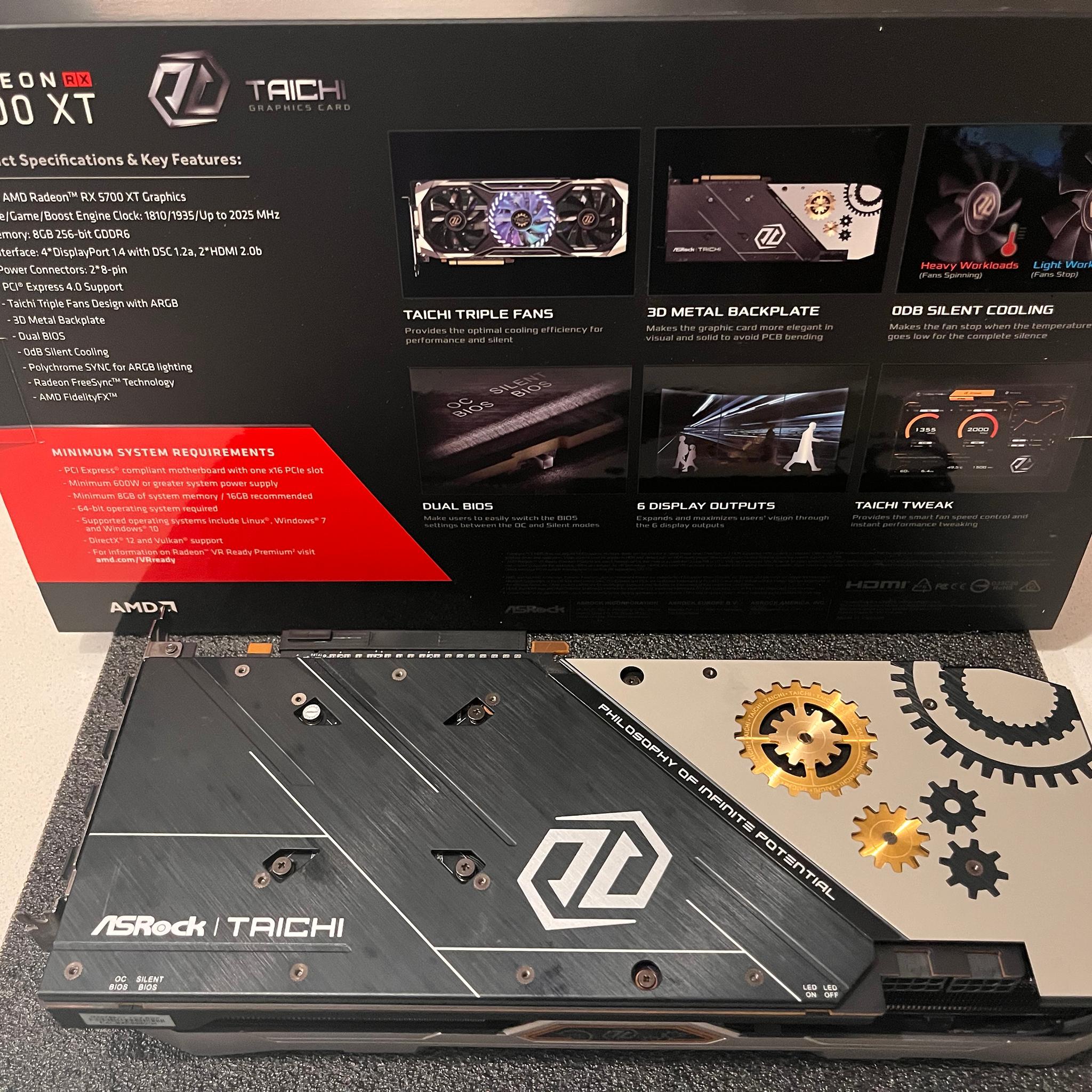 ASRock RX 5700 XT Taichi OC+ 8GB GDDR6