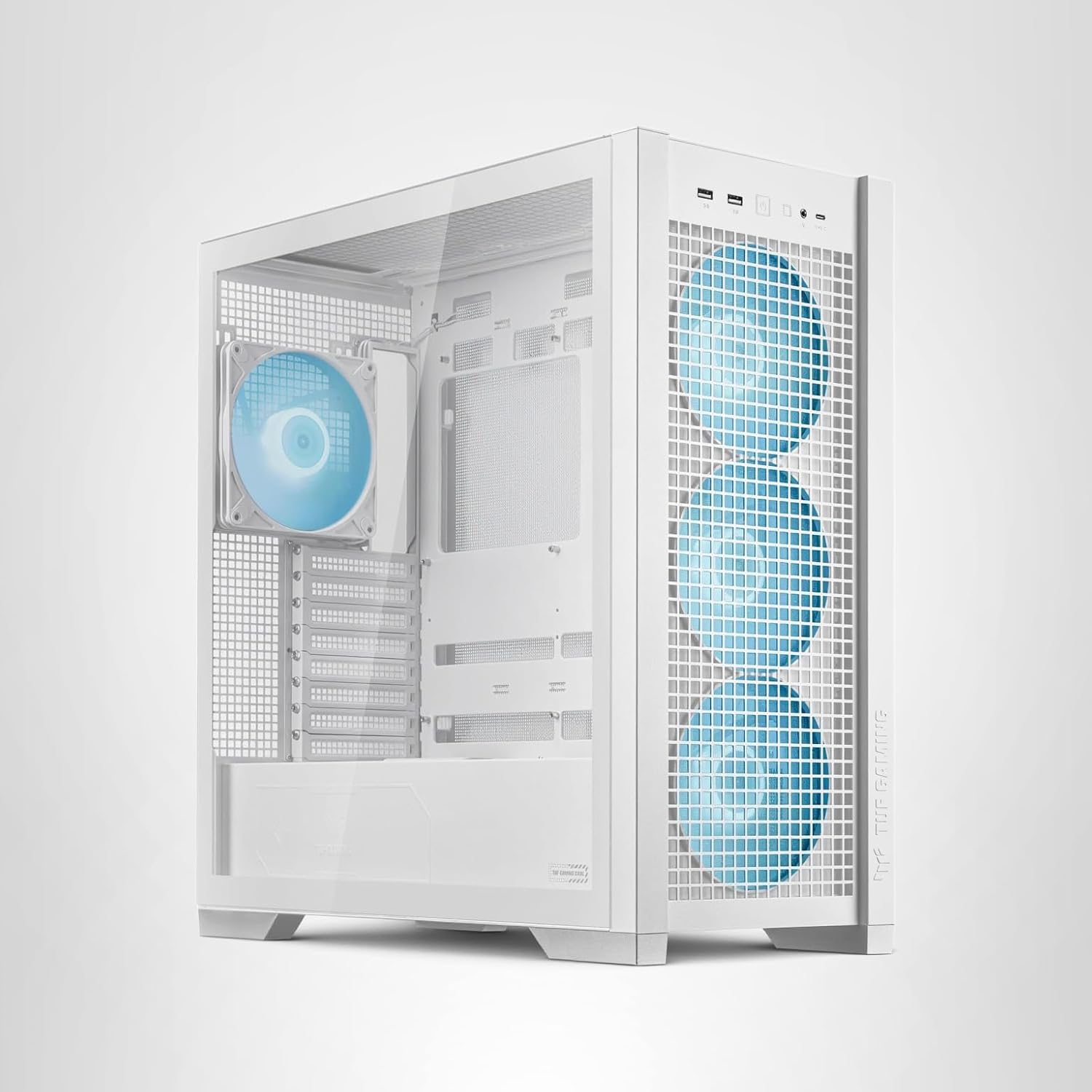 ASUS TUF Gaming GT302 ARGB White ATX Mid Tower Computer Case
