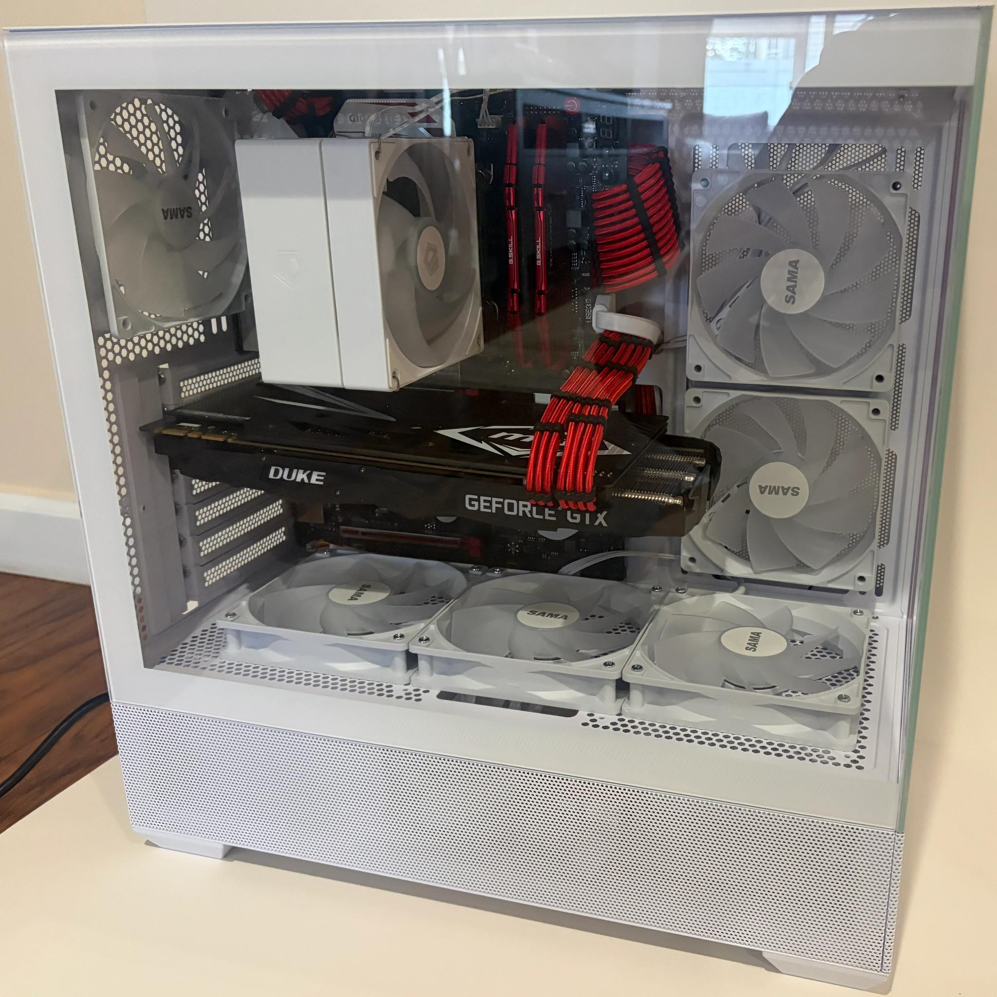 White- 1070 ti, 16 gb ddr4-3000, intel i5- 6500