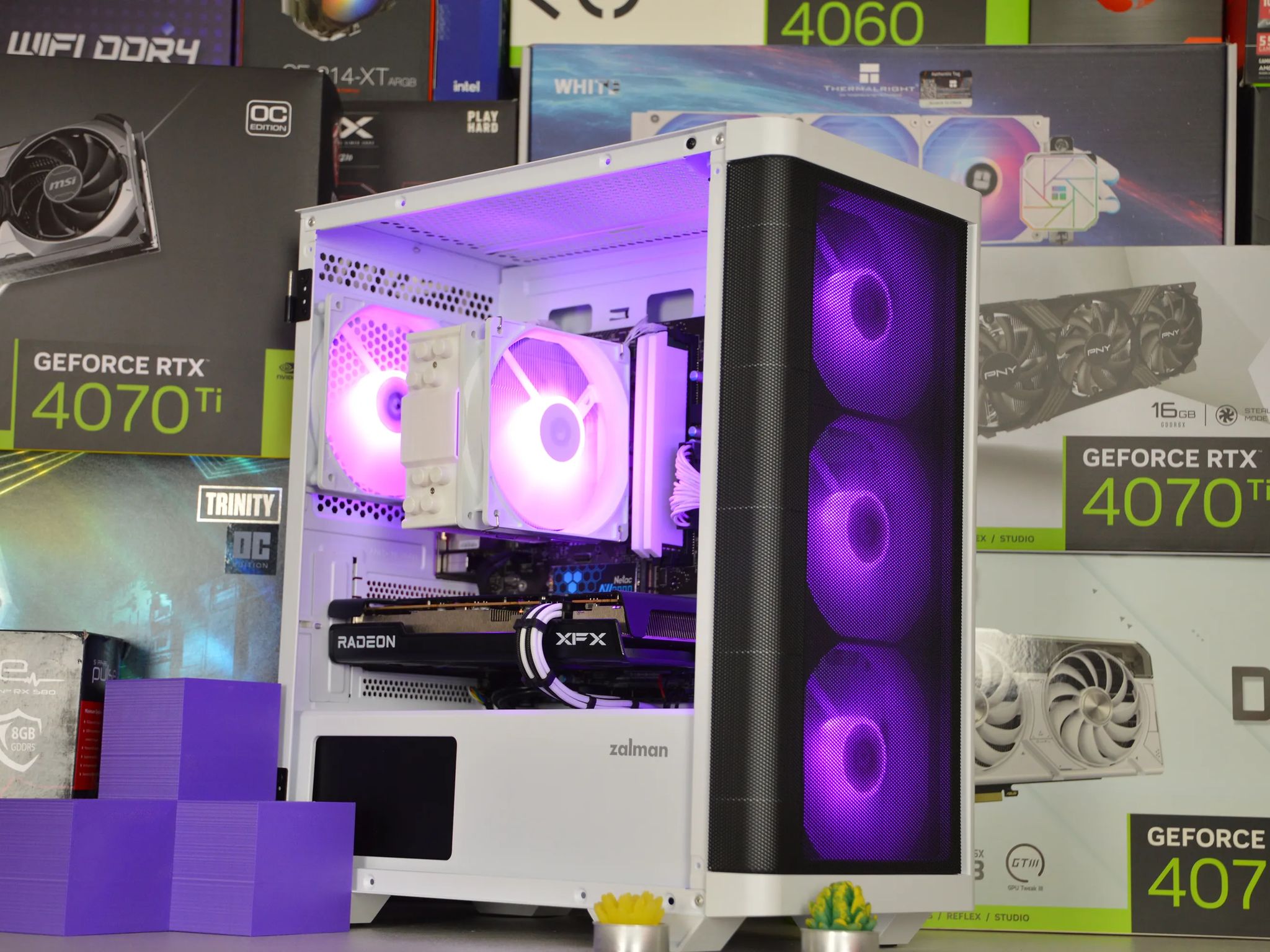 ❄️❄️| RX 6650XT 8GB | RYZEN 5 3600 | 16GB DDR4 RAM | 1TB NVME SSD | Icy Snow |