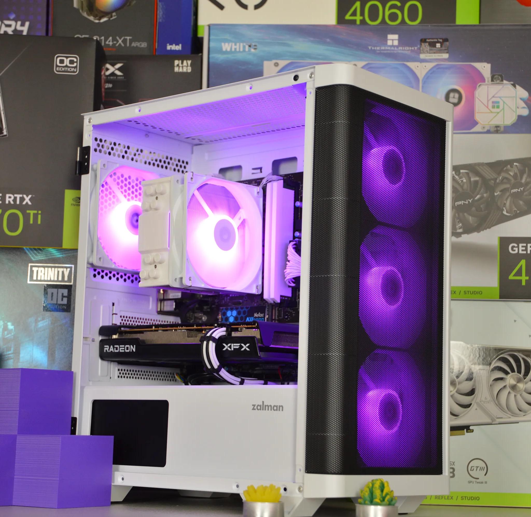 ❄️❄️| RX 6650XT 8GB | RYZEN 5 3600 | 16GB DDR4 RAM | 1TB NVME SSD | Icy Snow |