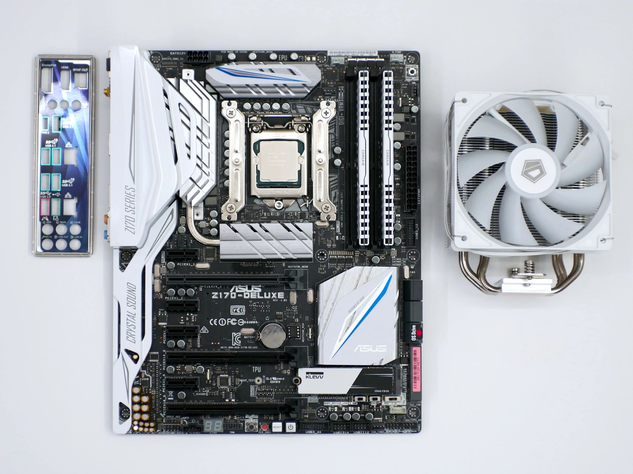 ASUS Z170-DELUXE GAMING LGA 1151 DDR4 ATX, I7 7700 CPU, 16GB, 500GB m.2