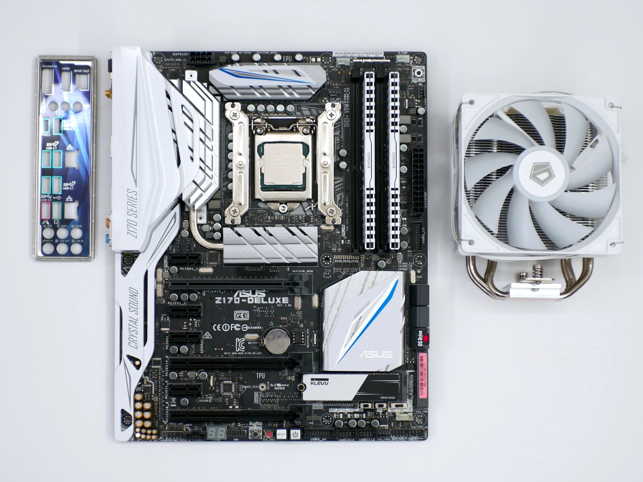 ASUS Z170-DELUXE GAMING LGA 1151 DDR4 ATX, I7 7700 CPU, 16GB, 500GB m.2