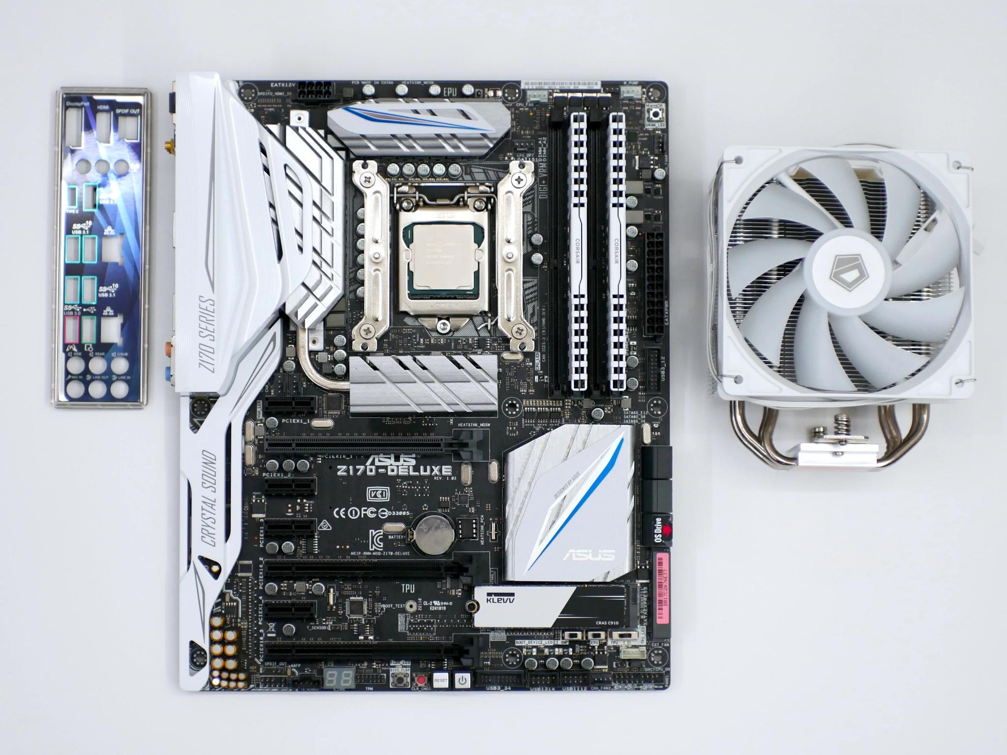 ASUS Z170-DELUXE GAMING LGA 1151 DDR4 ATX, I7 7700 CPU, 16GB, 500GB m.2