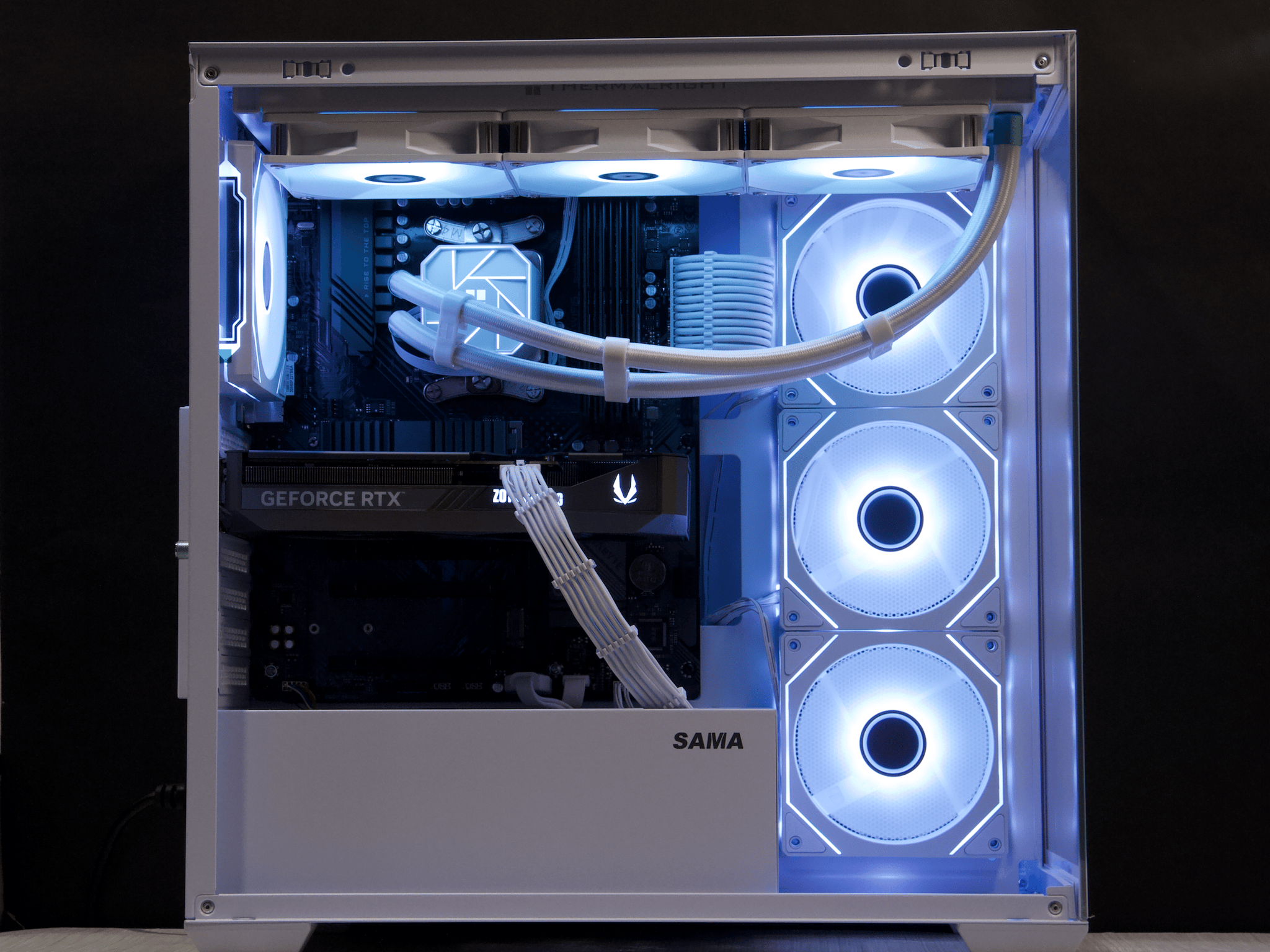 RTX 5070, Ryzen 7, 32GB DDR4, 1TB NVMe SSD, WiFi - Liquid Cooled Gaming PC