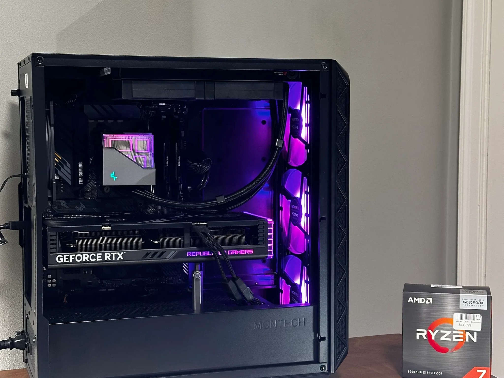AMD Ryzen 7 5800X3D ~ASUS 4070 ROG STRIX GAMING~RGB