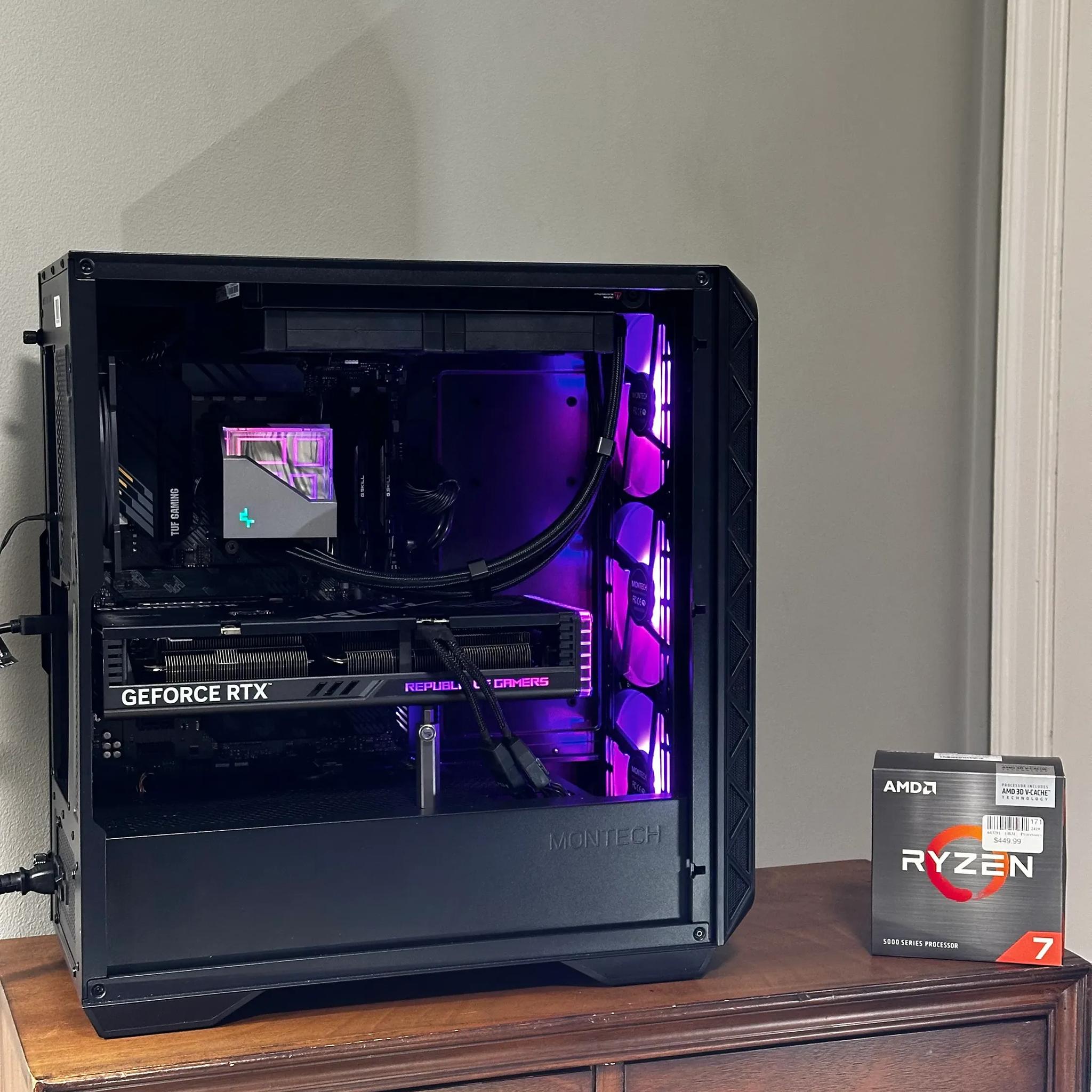 AMD Ryzen 7 5800X3D ~ASUS 4070 ROG STRIX GAMING~RGB