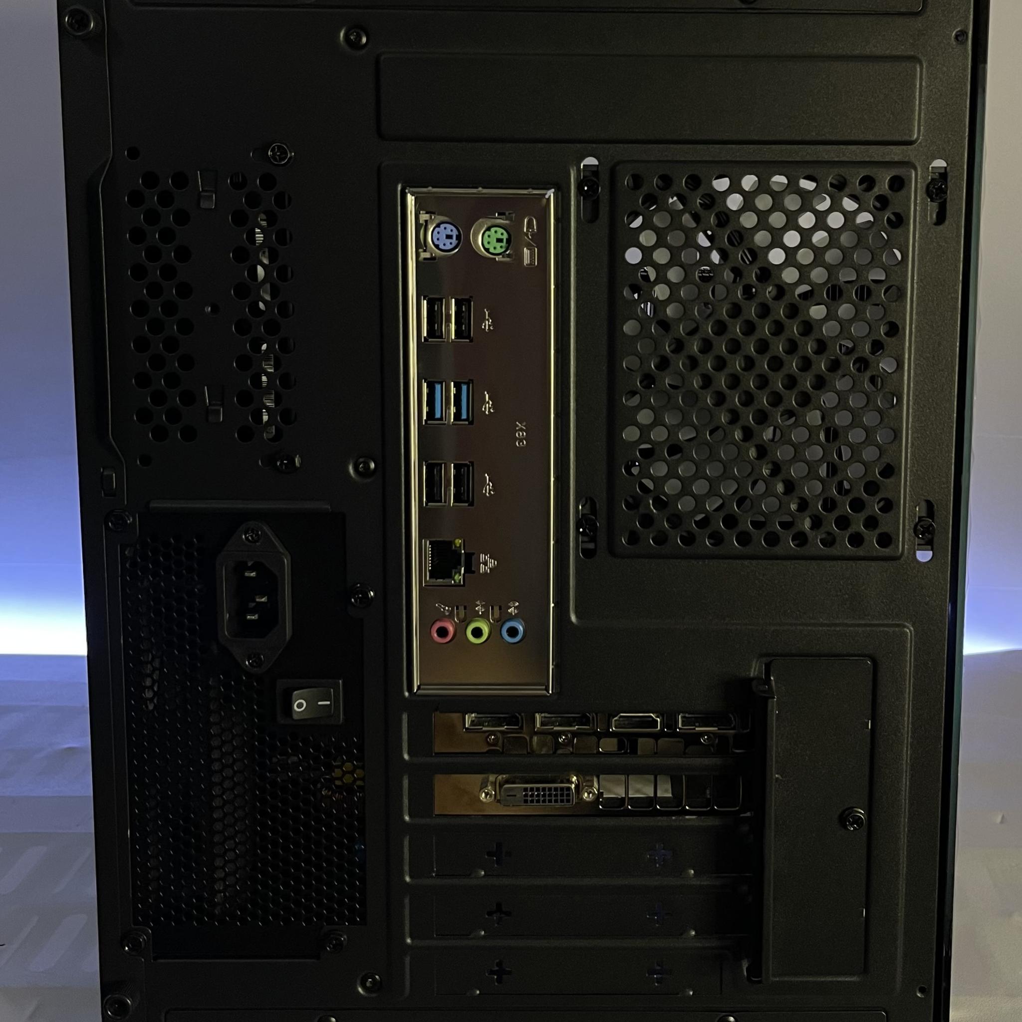 Red & Black 14C/28T Gaming PC (E5-2680 V4, 32GB RAM, GTX 1070, 512GB NVME/1TB HDD)