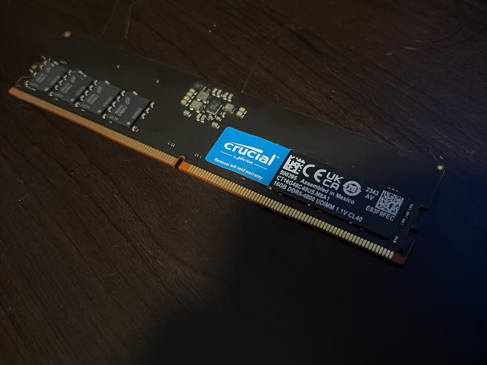 Crucial 16GB DDR5-4800 (1x16GB)