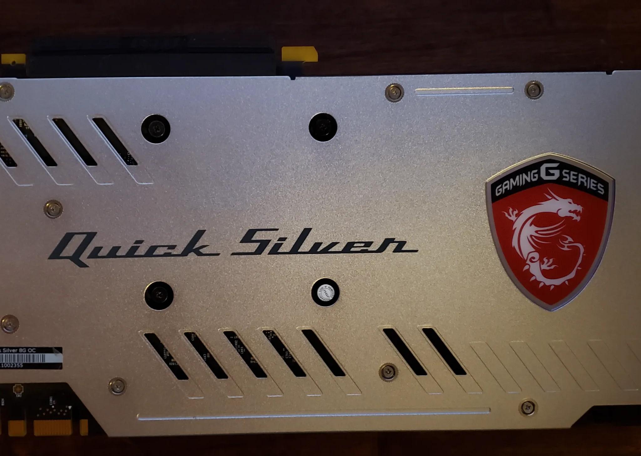 MSi GTX 1070 Quick Silver Edition