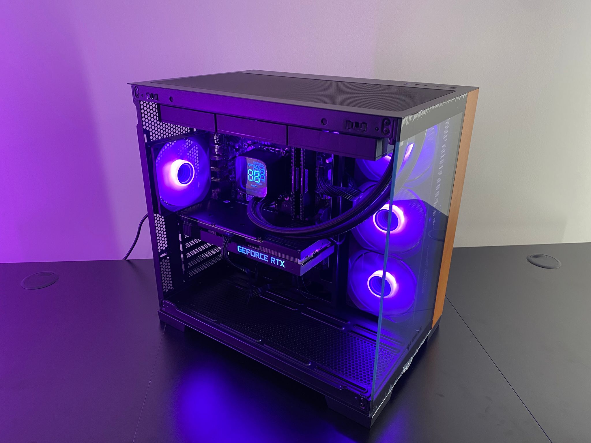 Black RGB Gaming PC | RTX 3070 8GB | Intel Core i7-12700 | 32GB DDR4 | 1TB NVMe SSD | 360mm Liquid C
