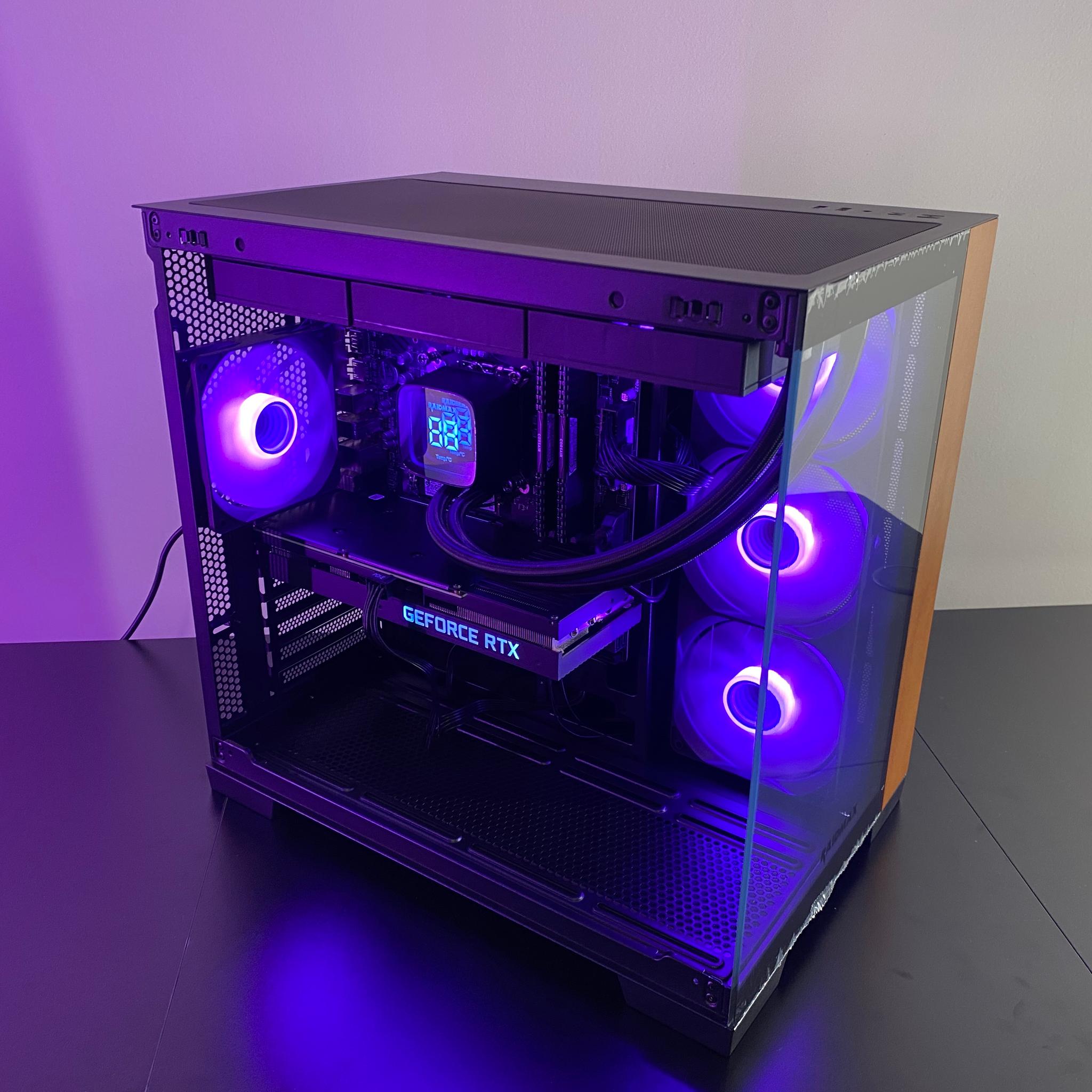 Black RGB Gaming PC | RTX 3070 8GB | Intel Core i7-12700 | 32GB DDR4 | 1TB NVMe SSD | 360mm Liquid C
