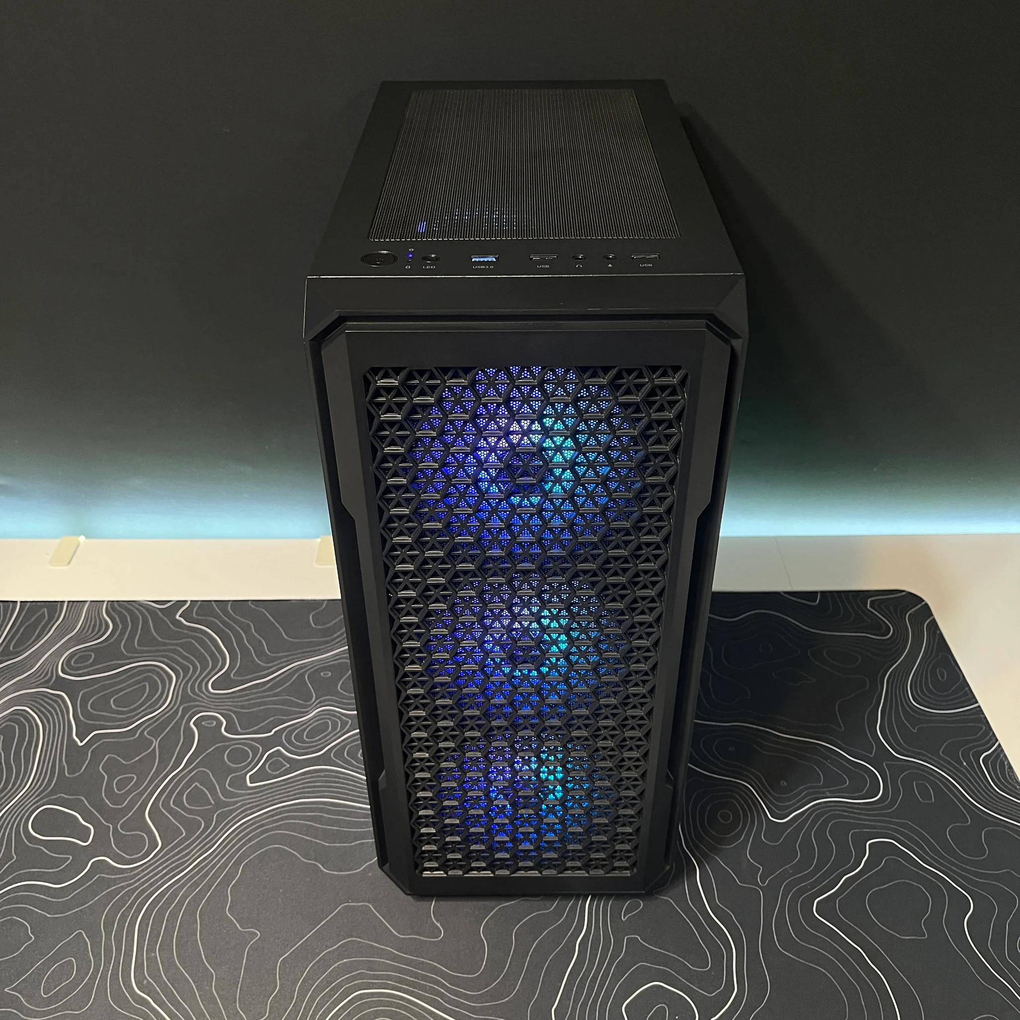 Black & Red Gaming PC | i5-7500 & GTX 1060 6GB