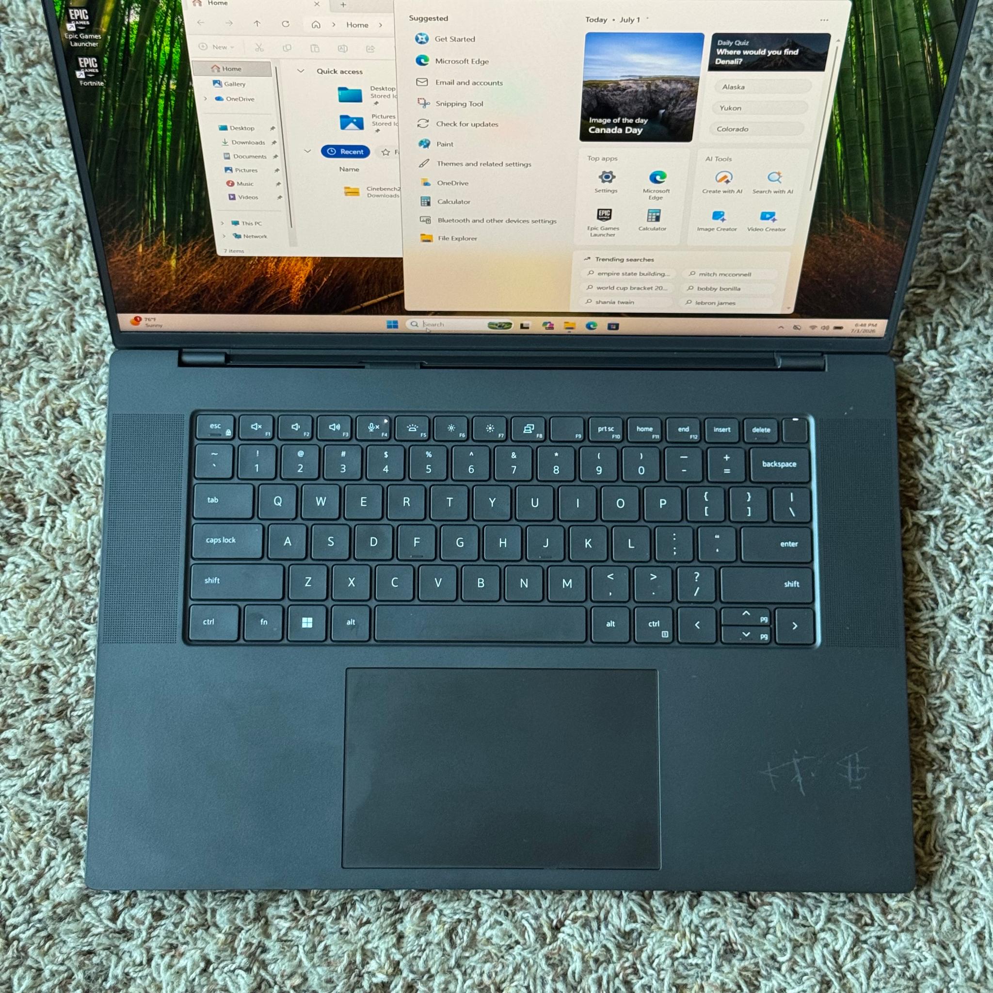 Dell precision 5680 / i7-13800H / 32GB DDR5 Ram / Geforce RTX A1000 GPU / 512GB Samsung SSD