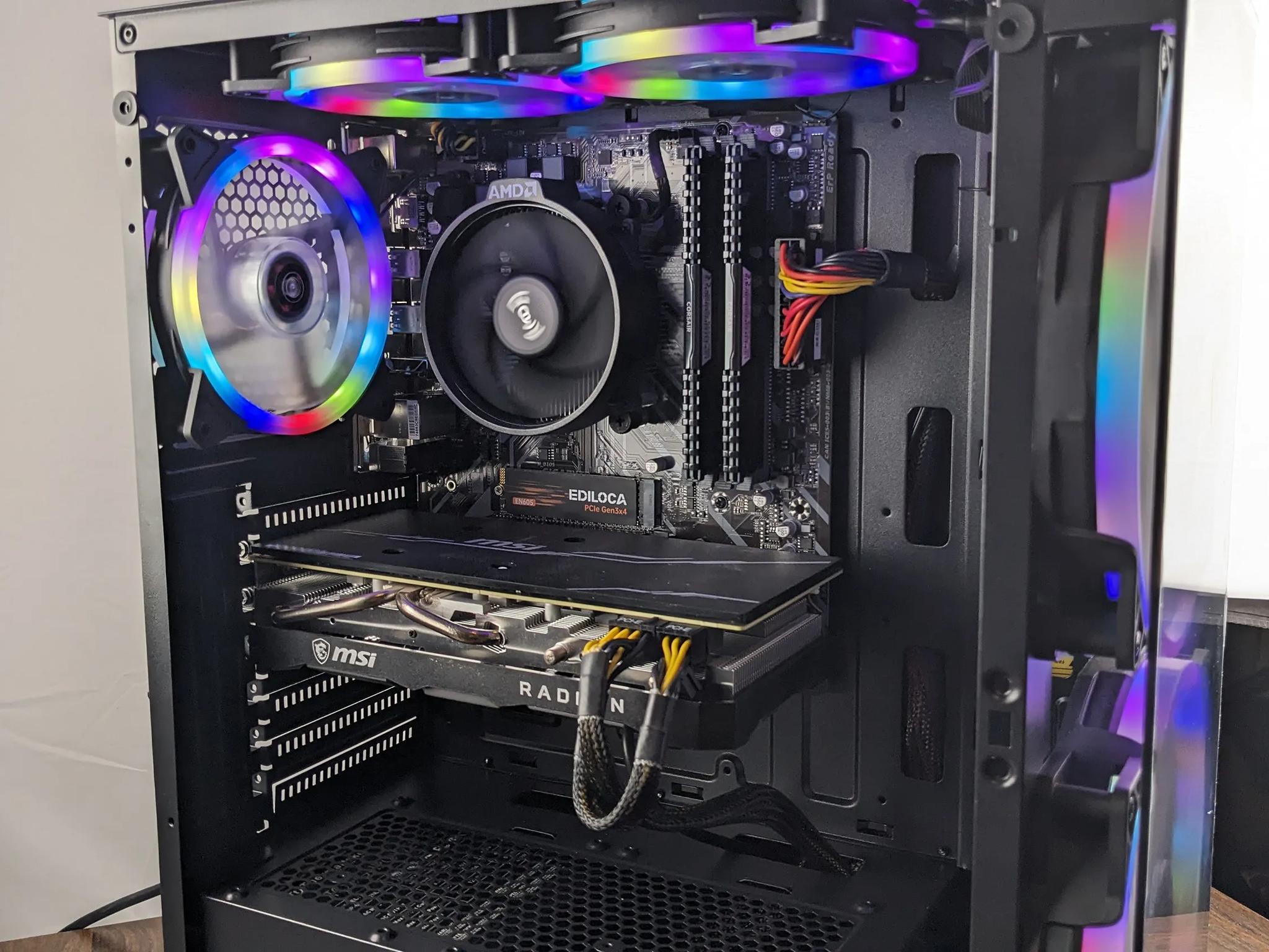 GamerSxin Custom 5700 XT R5 3600 16GB 3200mhz 1TB NVMe. Gaming Desktop