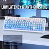 AULA F99 PRO (BRAND NEW) Gradient Blue, Wireless Mechanical 95% LEOBOG Nimbus Switches w/ Knob