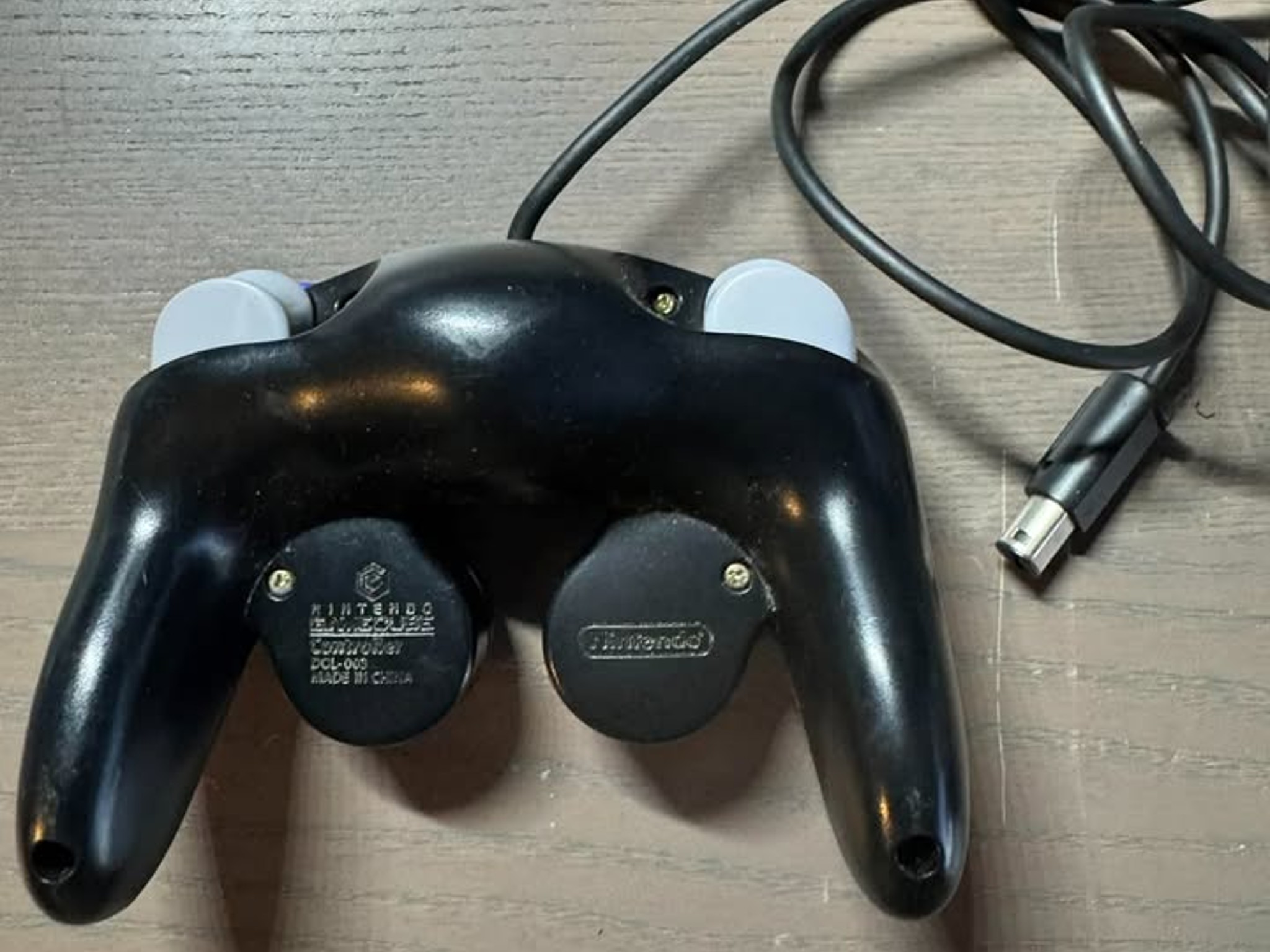 Nintendo Official GameCube Controller black NGC DOL-003