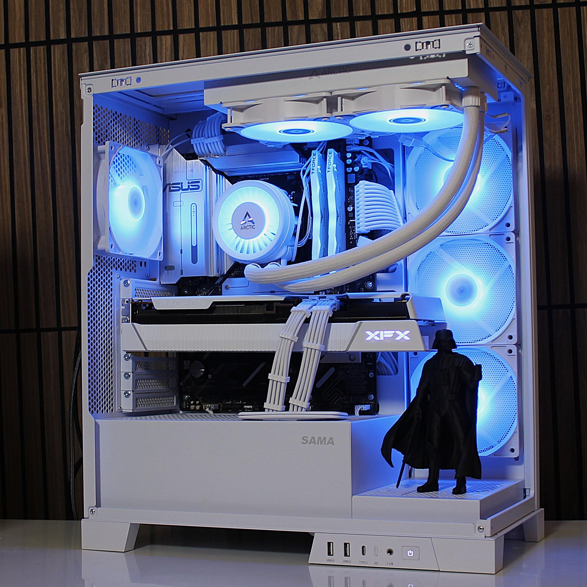 Whiteout | RX 7800XT 16GB |Ryzen 7 7700 | 32GB DDR5 | 1TB NVME | Arctic | 850W platinum | WIndows 11