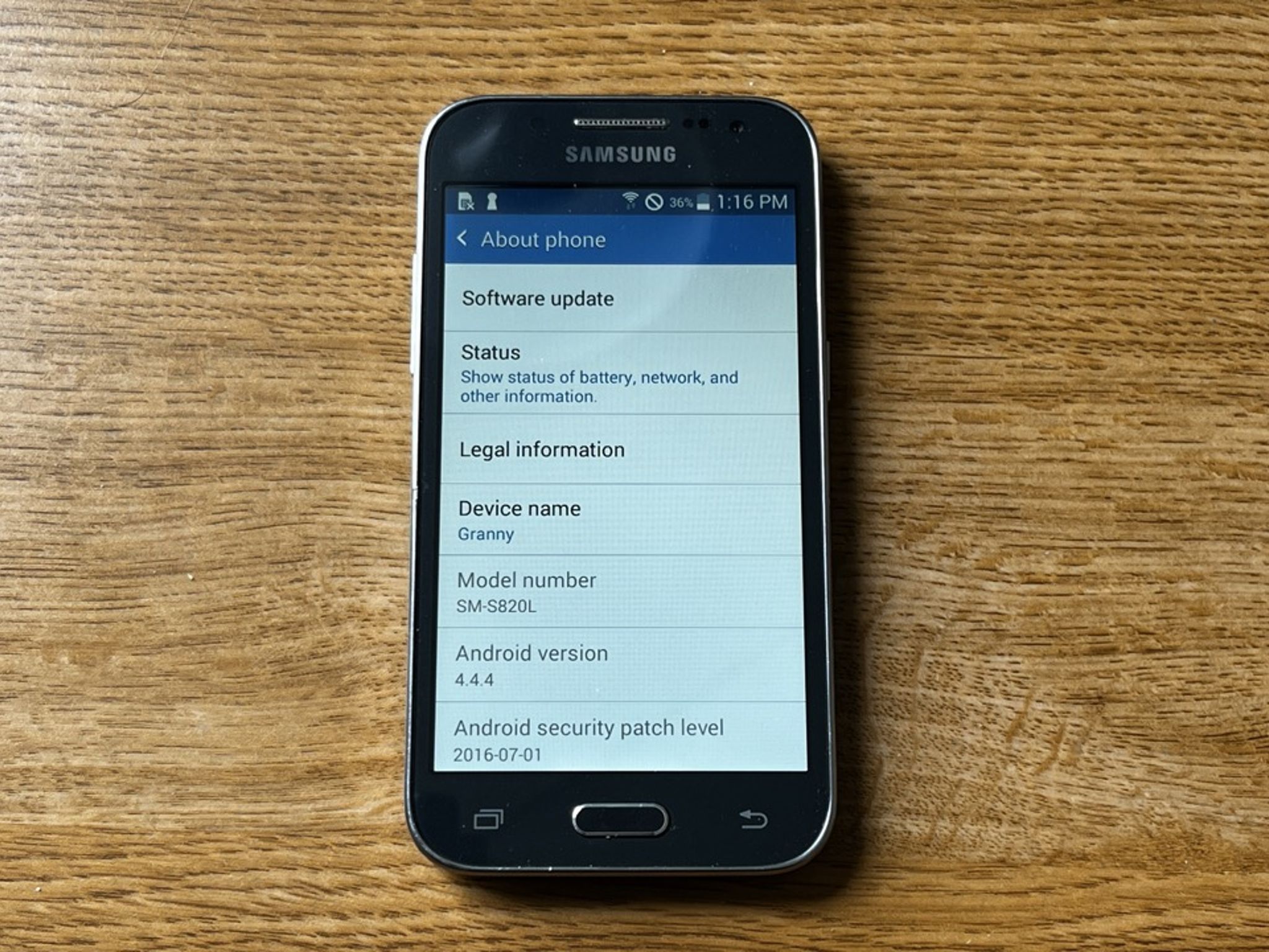 Samsung Galaxy Core Prime SM-S820L - TracFone Smartphone Device