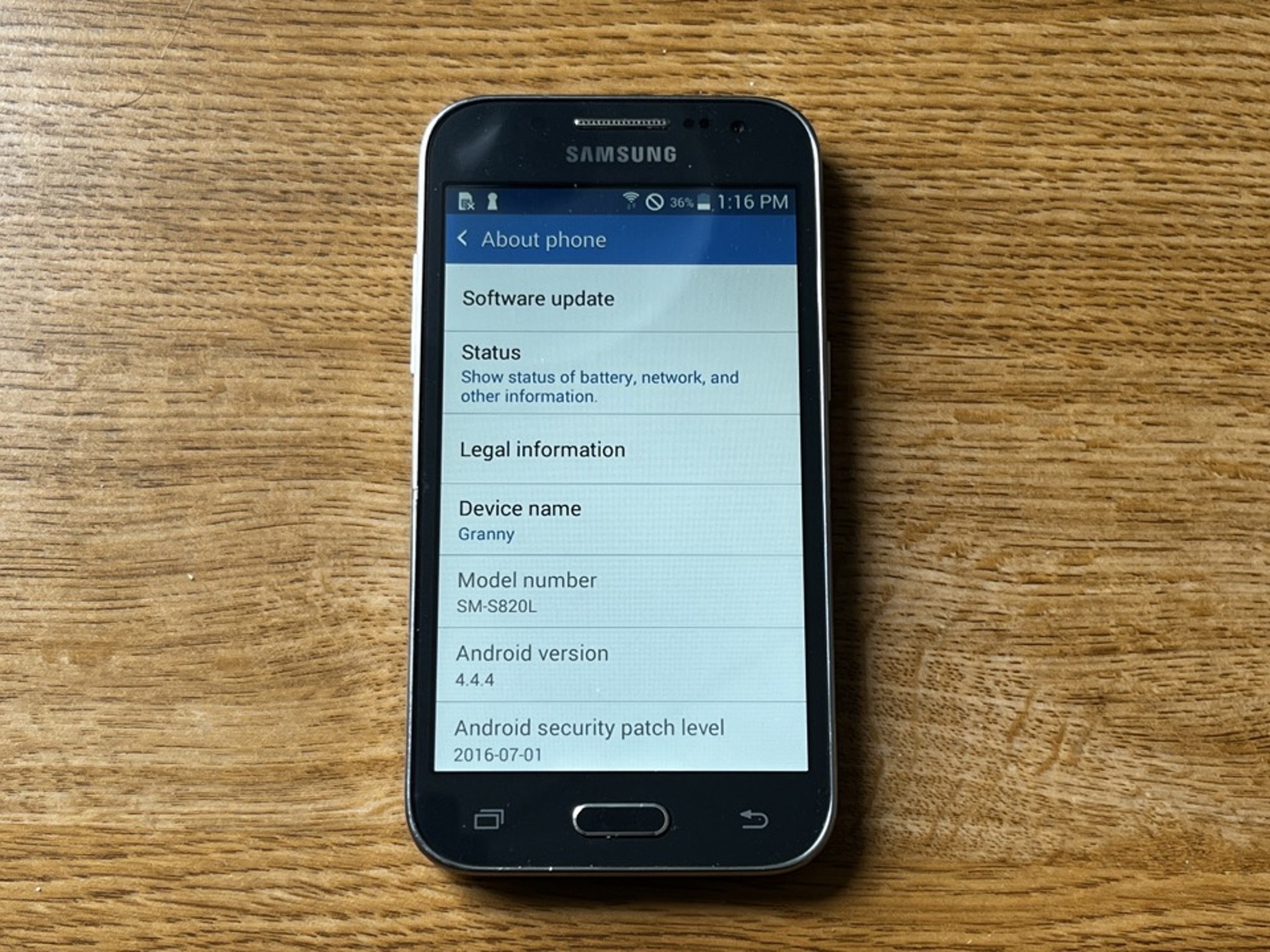 Samsung Galaxy Core Prime SM-S820L - TracFone Smartphone Device