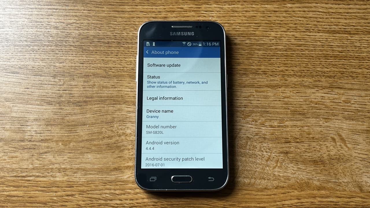 Samsung Galaxy Core Prime SM-S820L - TracFone Smartphone Device
