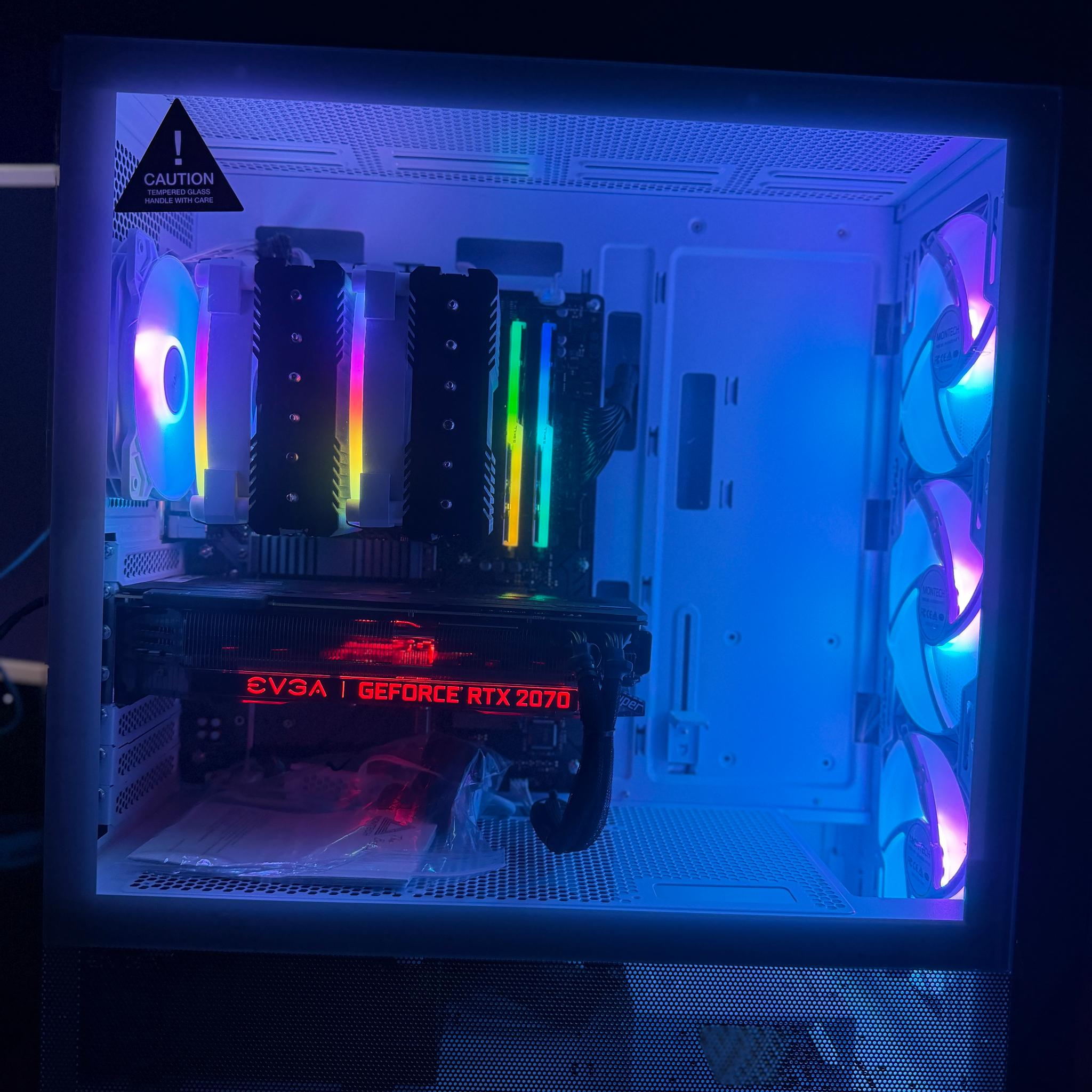 GeForce RTX 2070 Super Custom Gaming PC - Ryzen 7 3800X, 512GB NVMe SSD