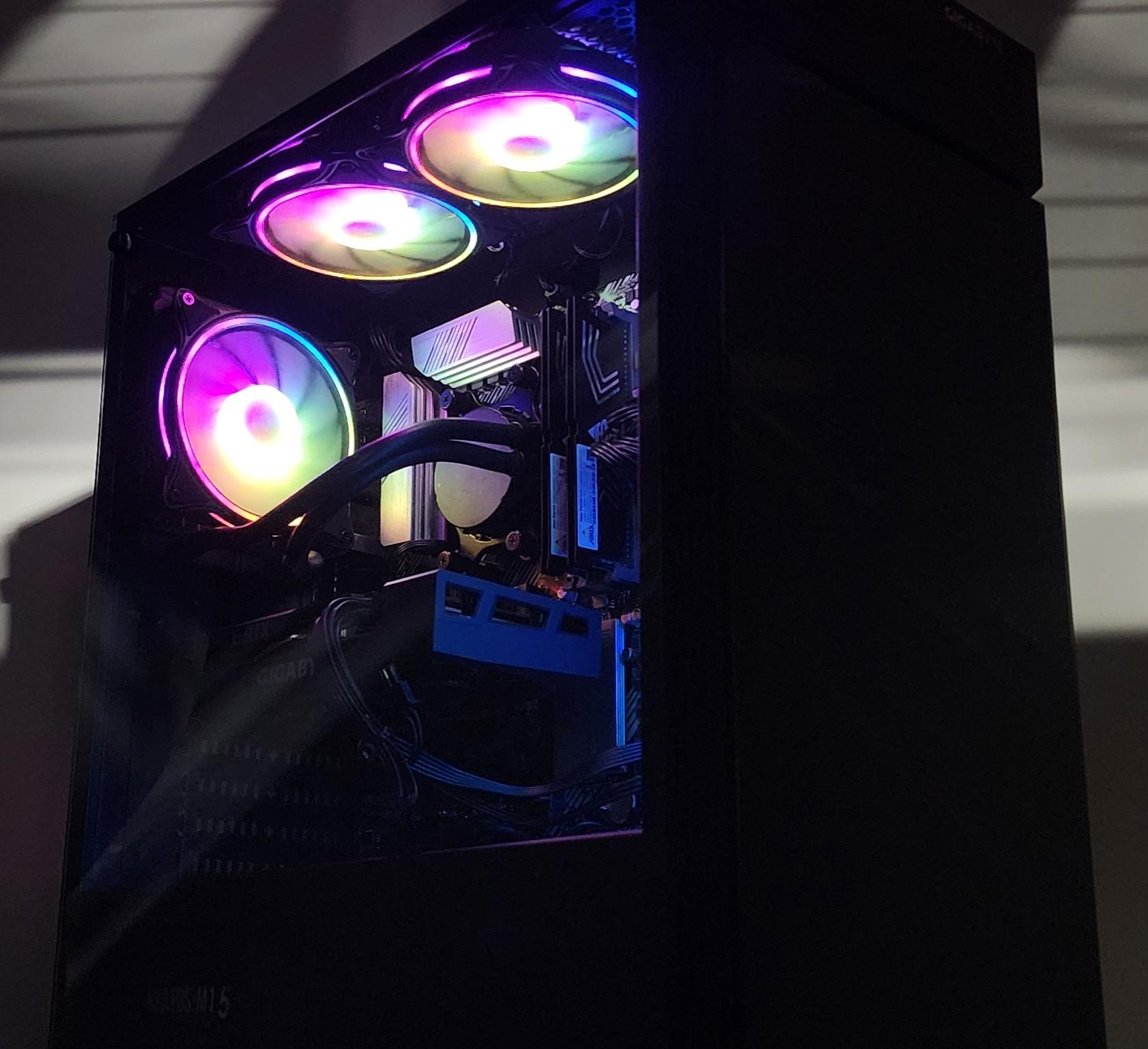 Gaming PC Ryzen 5 3600 16GB RAM 256GB SSD + 1TB HDD RTX 3050 8GB Win11 Computer
