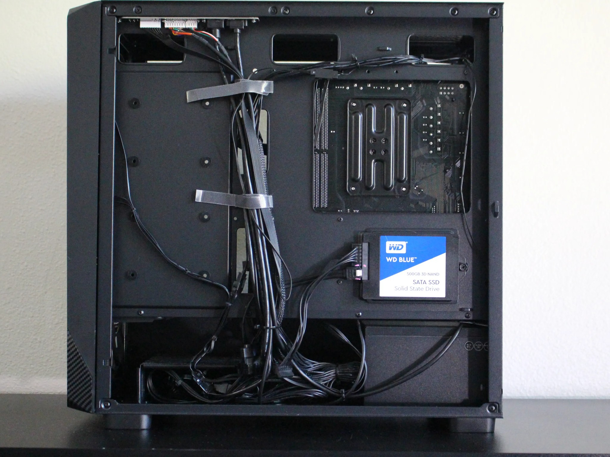 Black Gaming PC | RX 580 | R5 2600 | 16GB Ram | 512GB SSD | Windows 11 Pro | WiFi & BLE