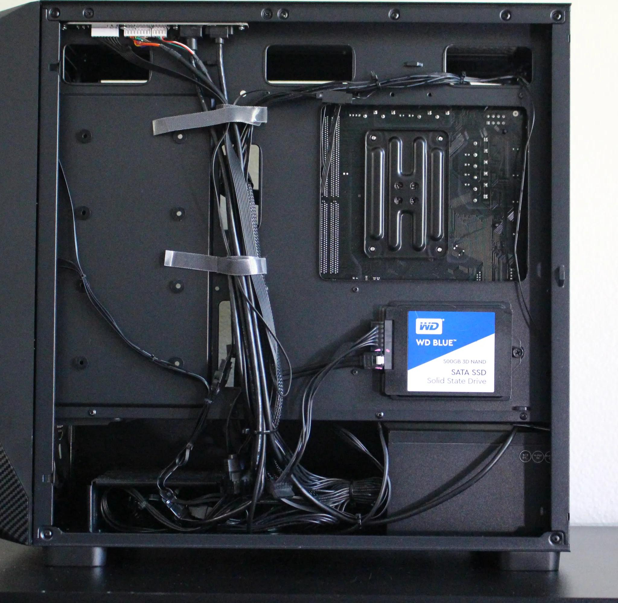 Black Gaming PC | RX 580 | R5 2600 | 16GB Ram | 512GB SSD | Windows 11 Pro | WiFi & BLE