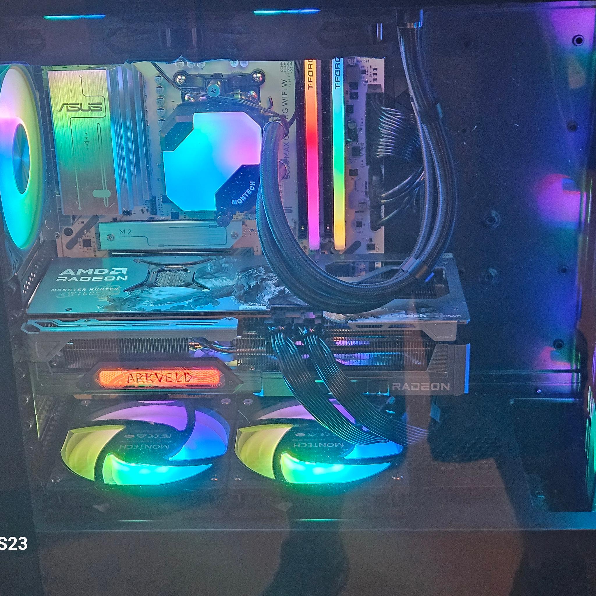 # 🔥 AMD Ryzen 7 7800X3D | RX 9070 XT Monster Hunter Edition | 1TB NVMe | WiFi | ARGB Showcase Build