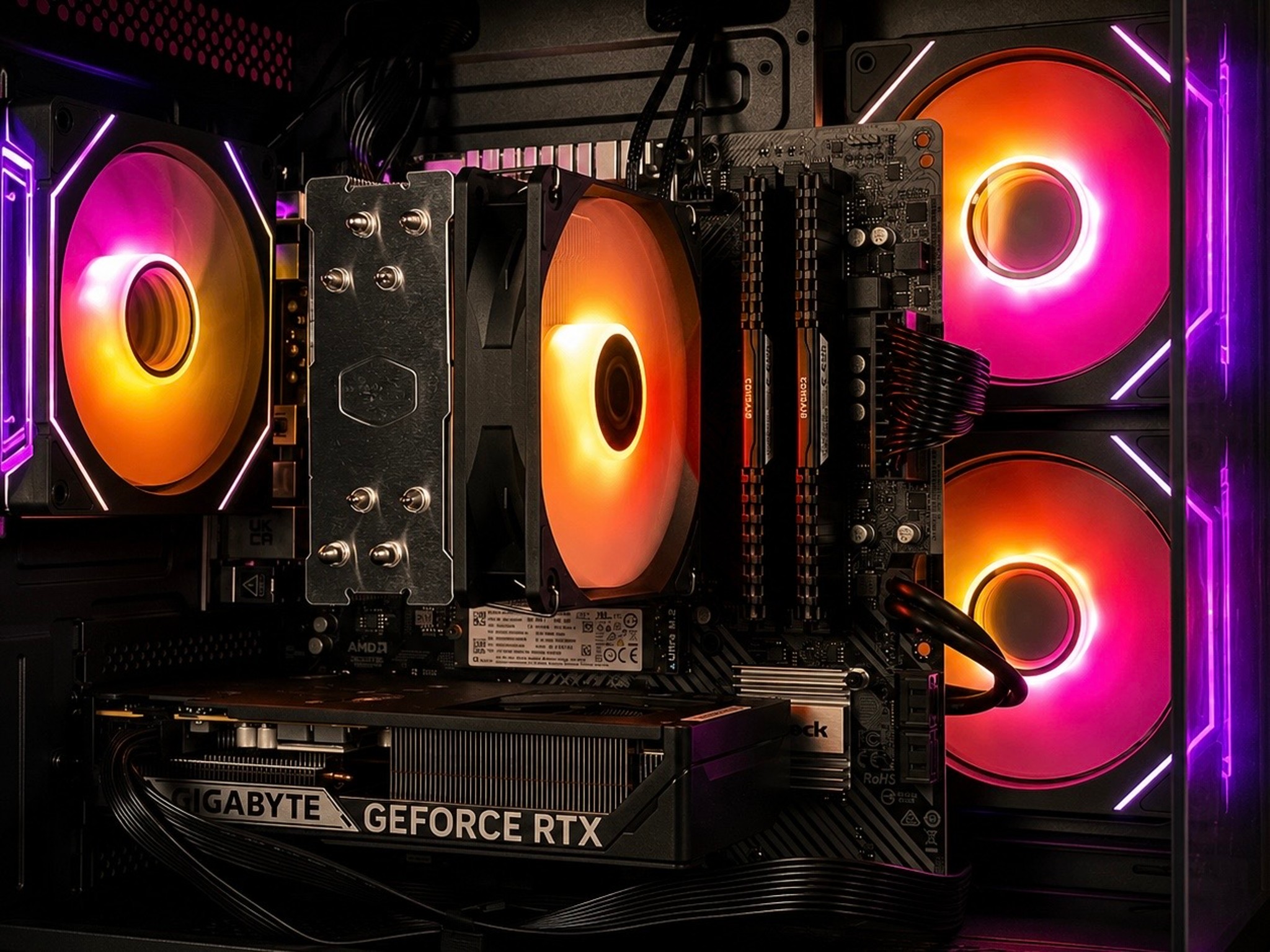 🟠🟣 HORIZON Gaming PC | RTX 5060 | Ryzen 5 5500 | 16GB RAM | 1TB NVME | WiFi and Bluetooth