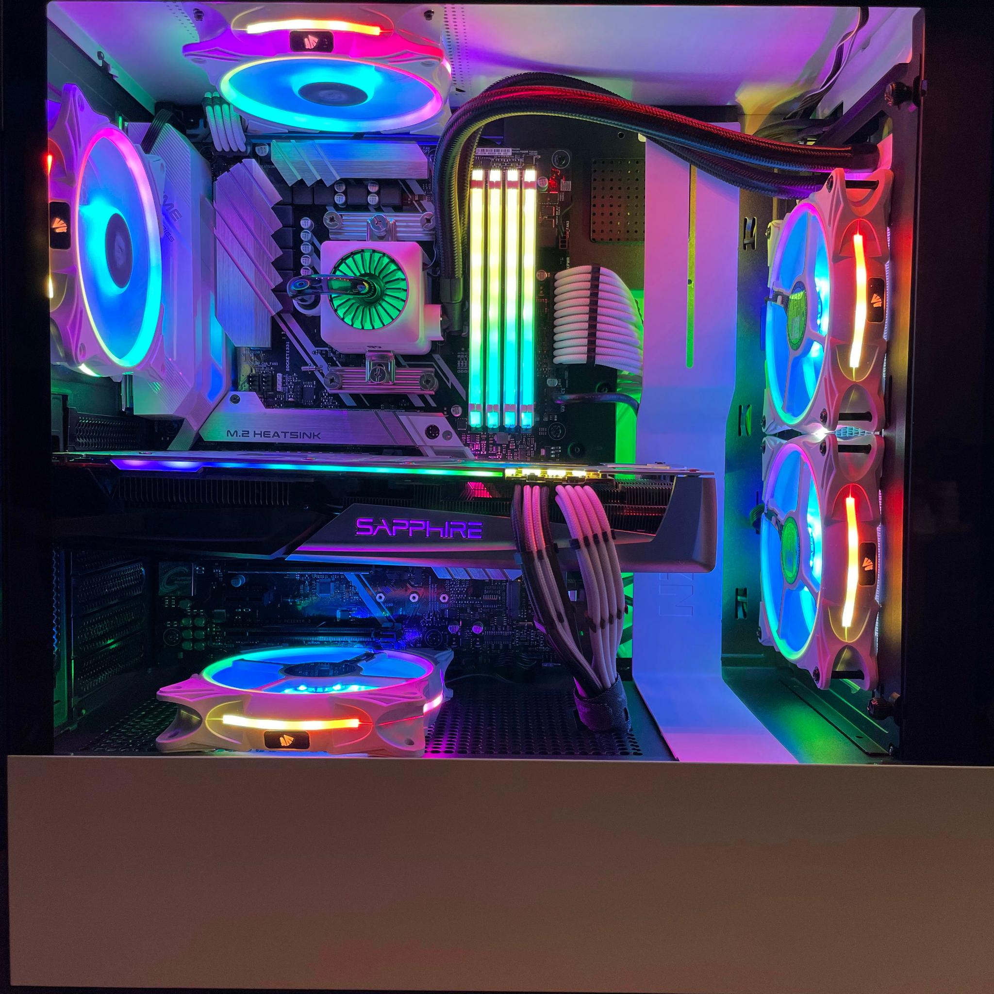 Ryzen 7 + 5700 XT Gaming PC w/ 32GB RAM, 3TB SSD Storage, Windows 10 Pro