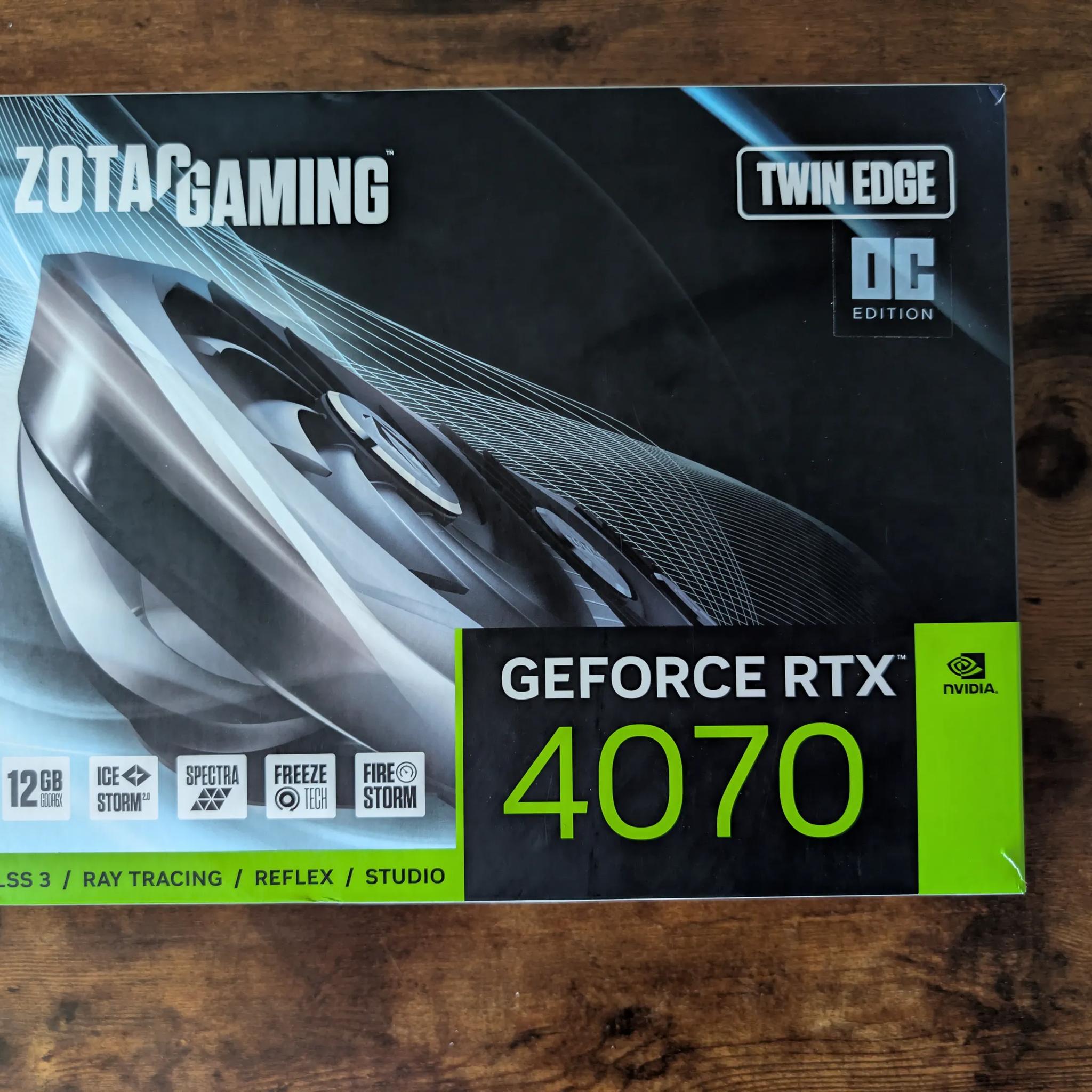 ZOTAC GAMING GeForce RTX 4070 Twin Edge OC