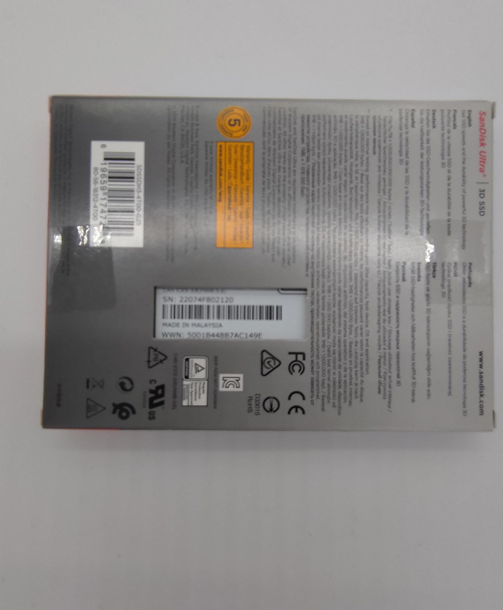 Sandisk UItra 3D 4TB SATA SSD