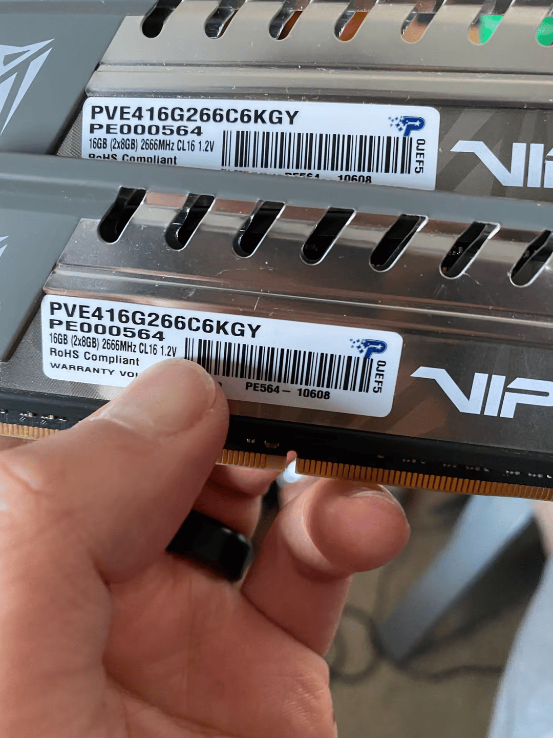Patriot Viper 16gb (2 x 8GB) 2666 MHz CL 16 