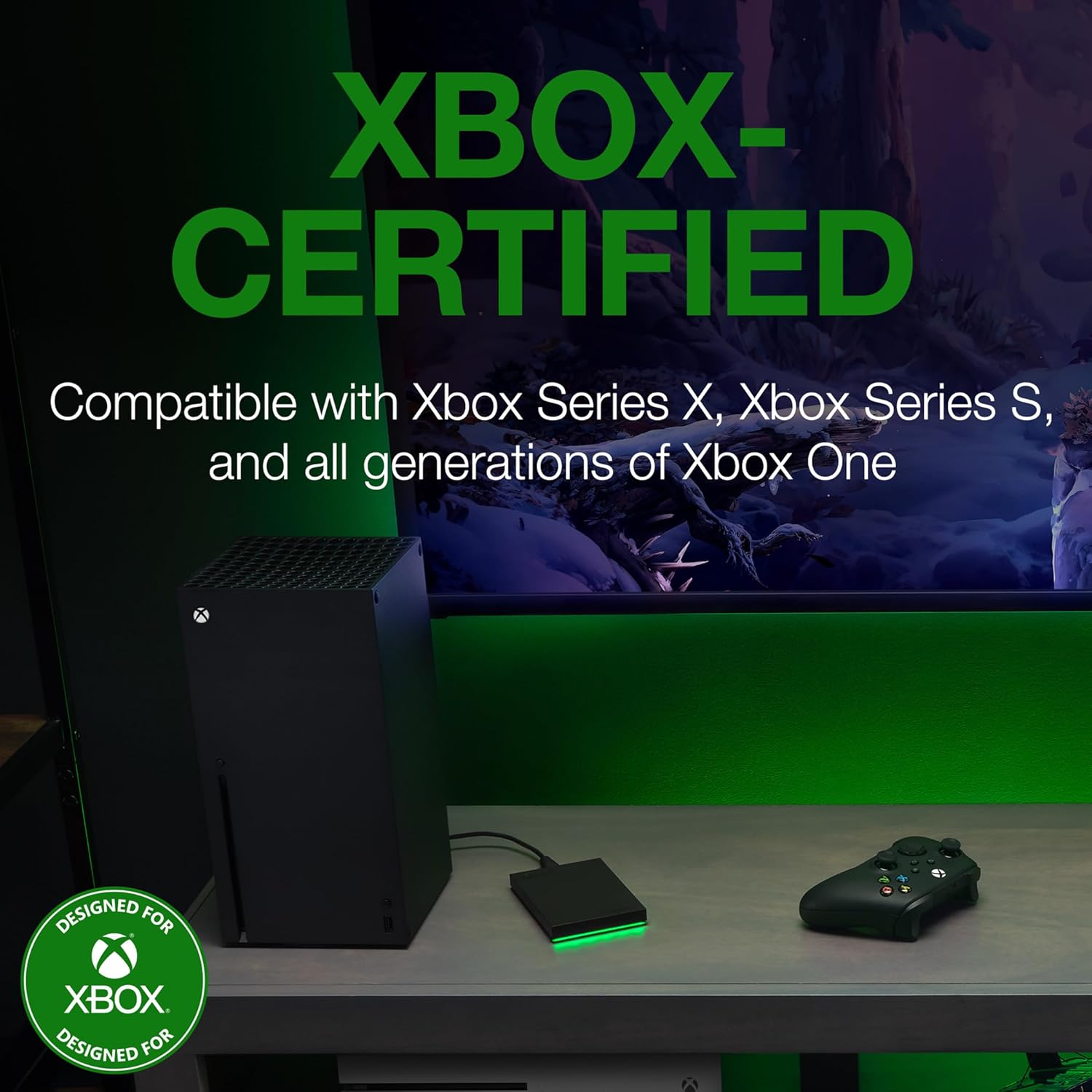 Seagate Game Drive for Xbox 4TB External HDD USB 3.2 Gen 1 – Tested, Excellent (STKX4000402)