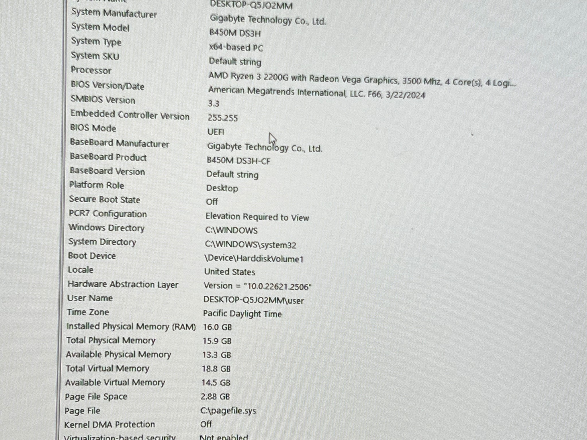 Gaming PC | Intel i5-6500 | RX 590 GME | 16GB RAM | 256GB SSD/1TB HDD | Windows 10 Pro
