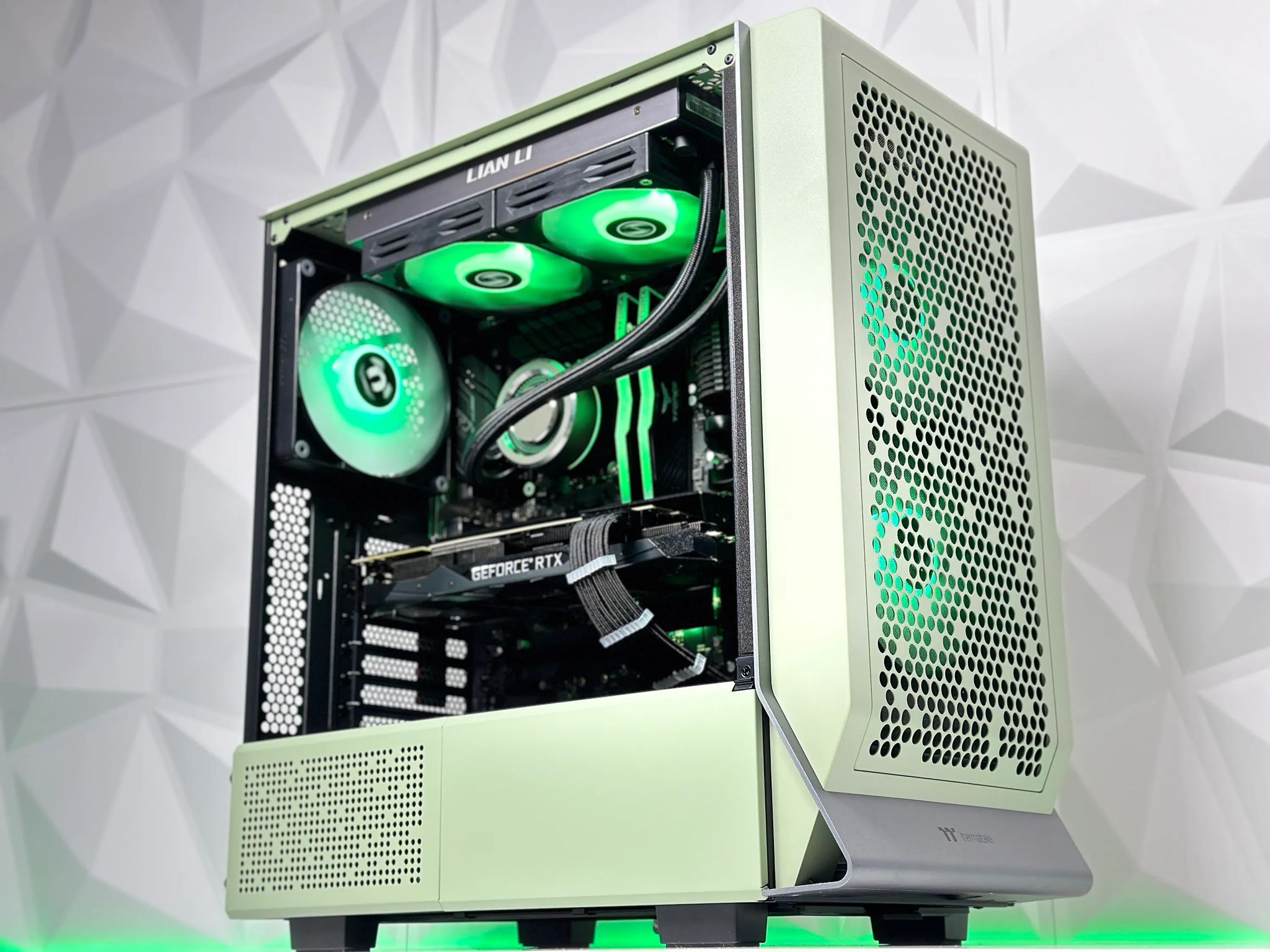 🍵💚🍃Matcha🍃Liquid Cooled Gaming PC🍃Nvidia RTX 2080 Ti 11GB🍃Intel  12600KF 10 core 🍃32GB DDR4🍃