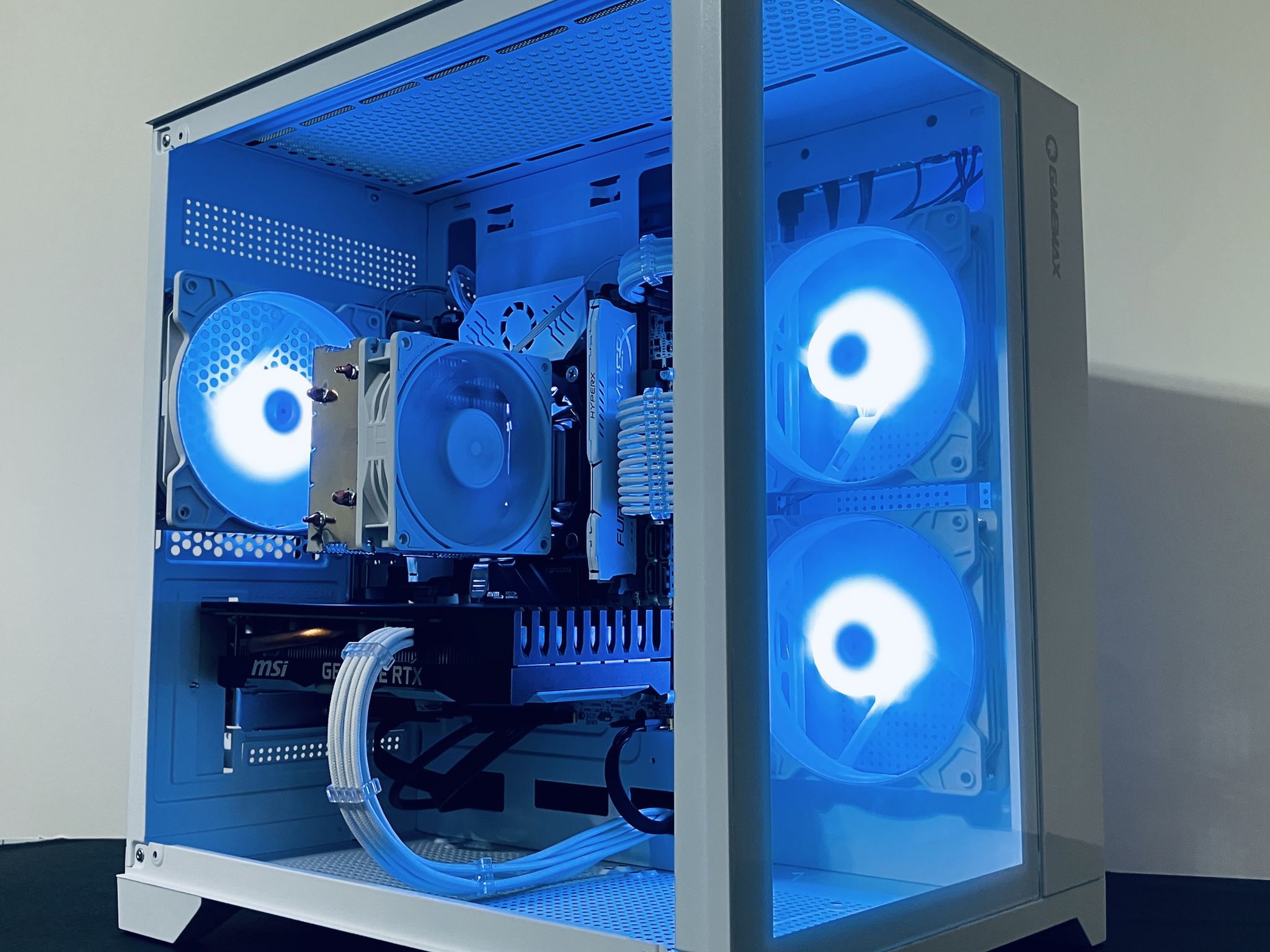 ❄️White Gaming PC wRGB - Intel Xeon 6-cores ● 16GB RAM ● 512GB SSD ● RTX 2060 ● Great Value 1080p
