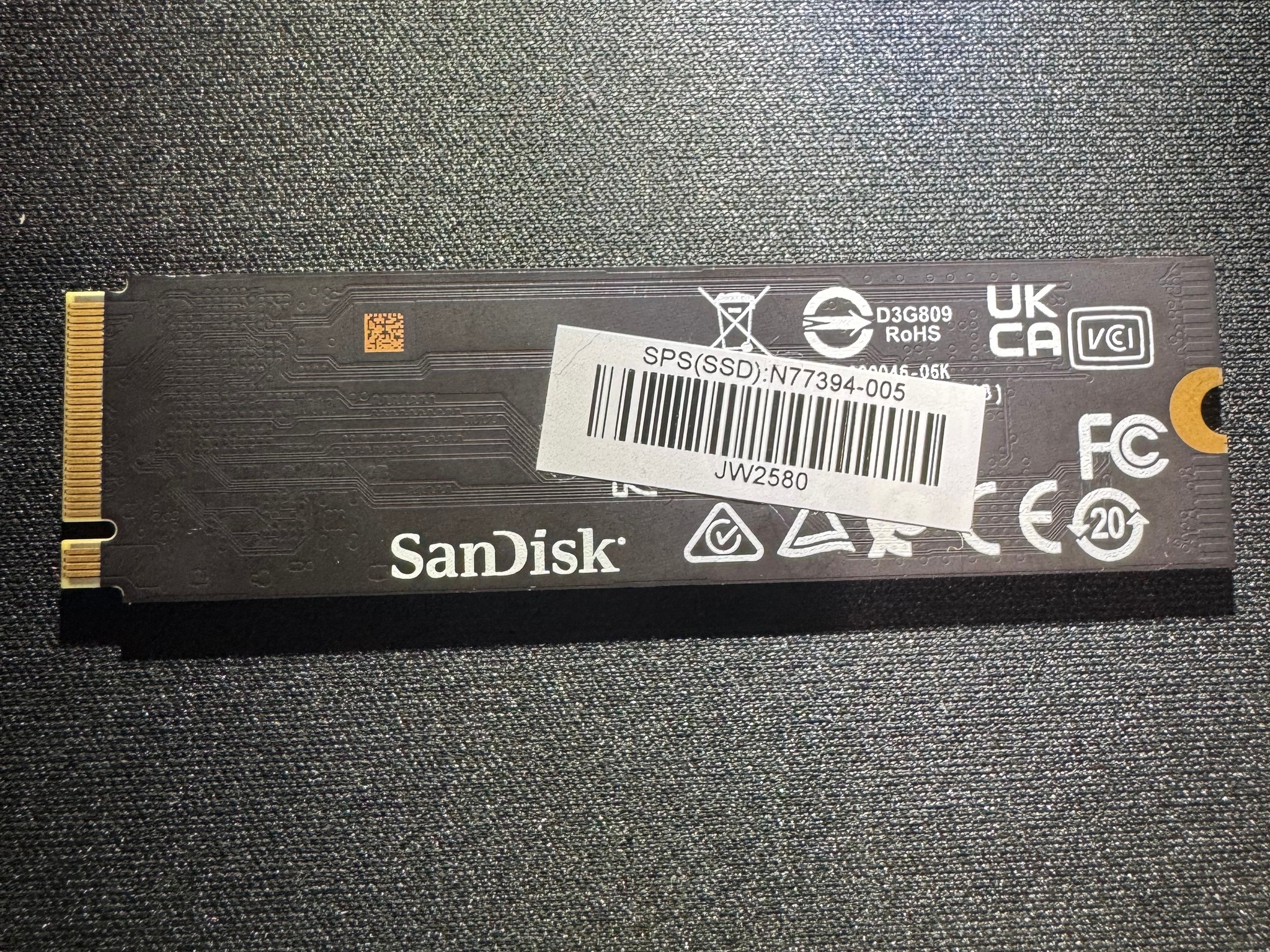 SanDisk PC SN5000S 1TB NVMe SSD